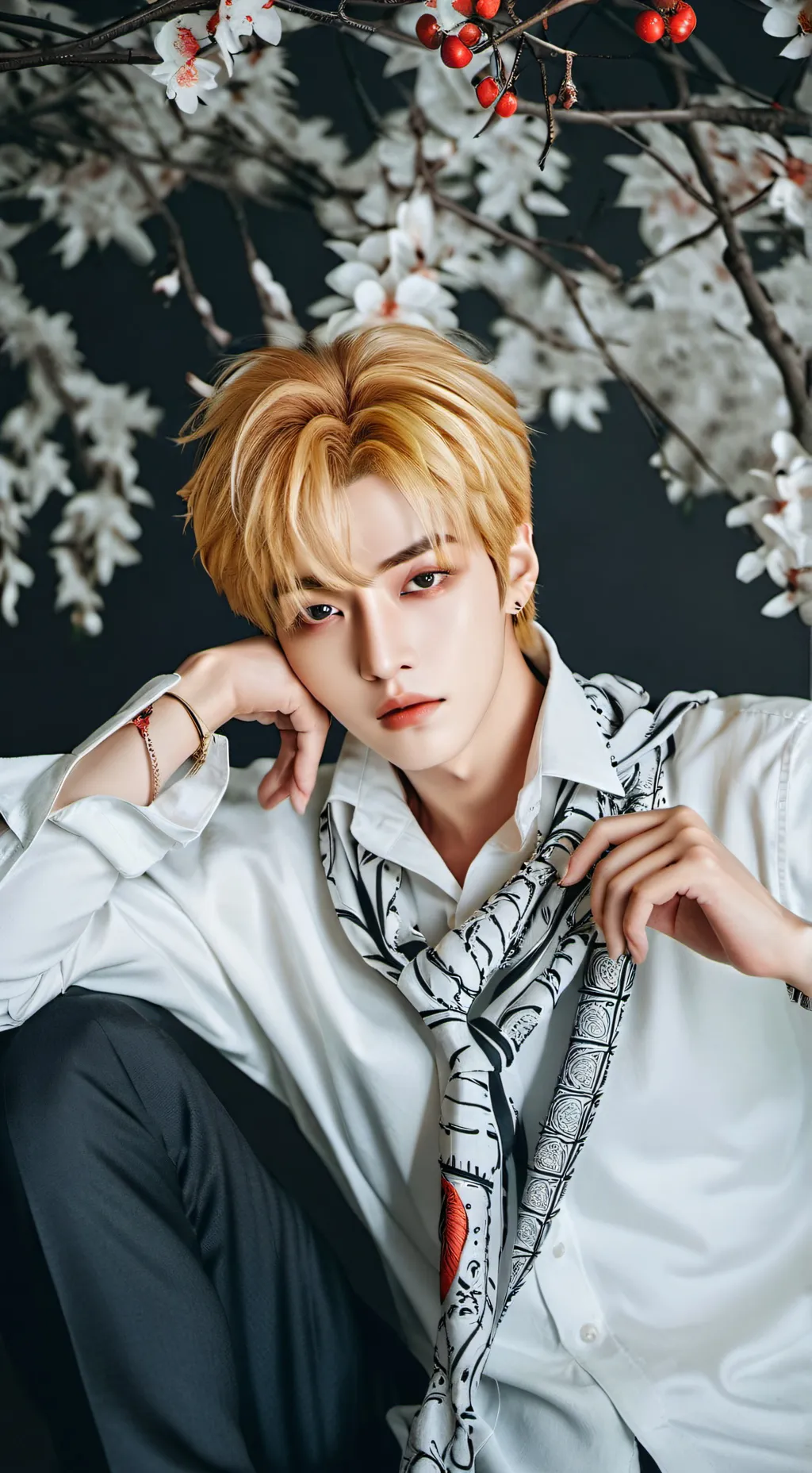 ai character: Миндже😘 background