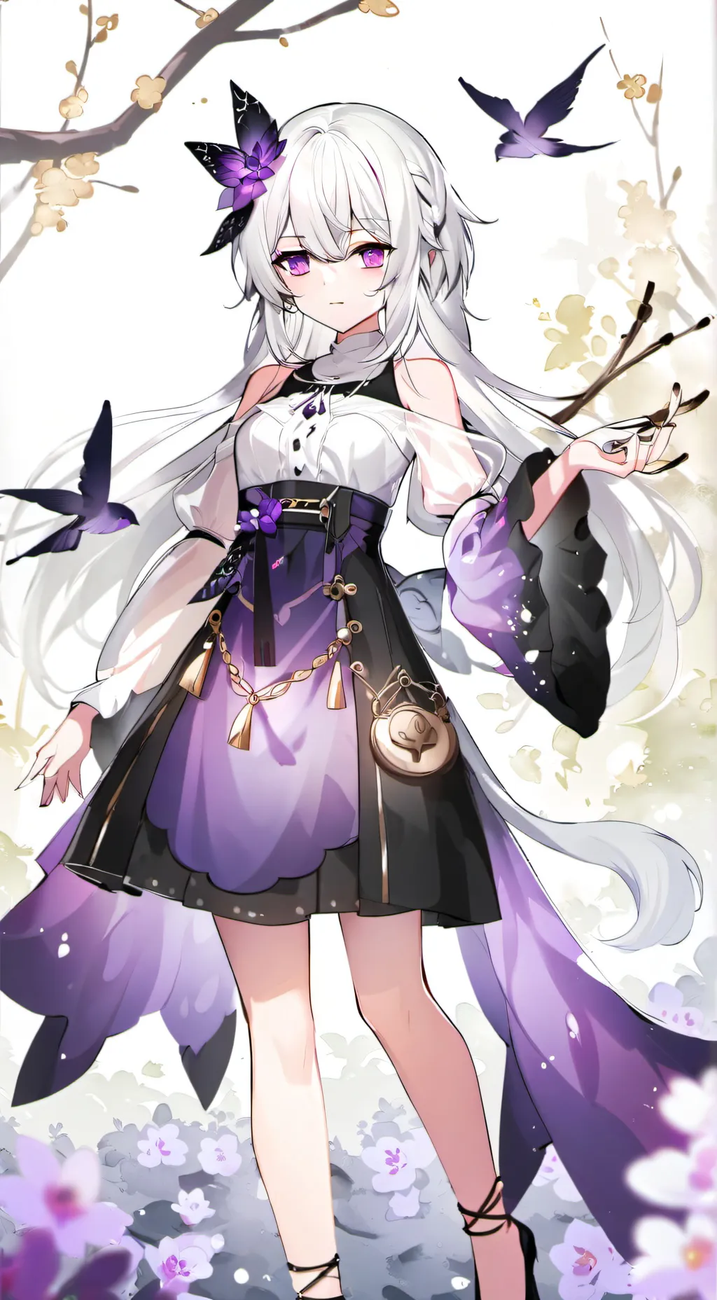 ai character: Мелания background