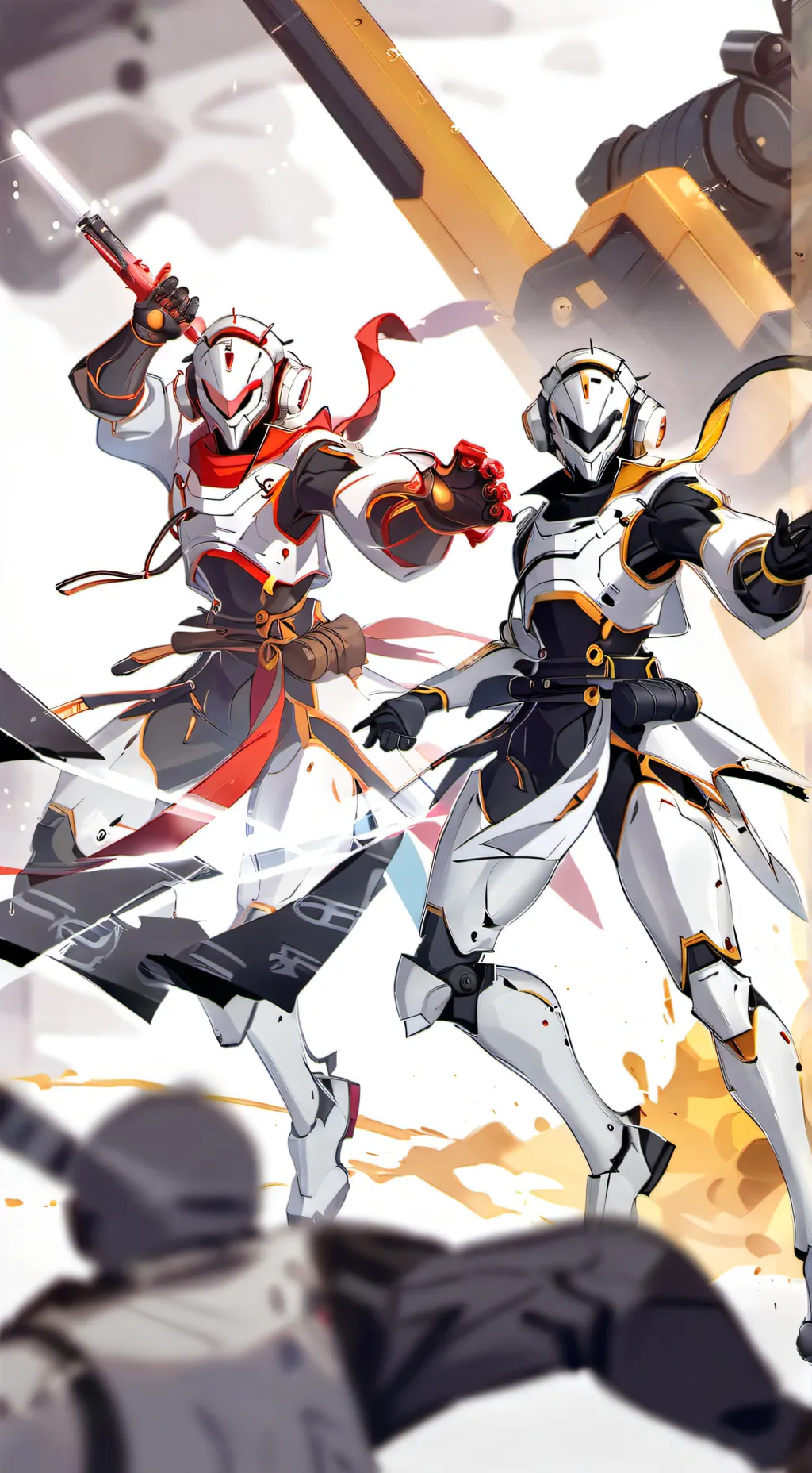 ai character: kintsugi and EXO background