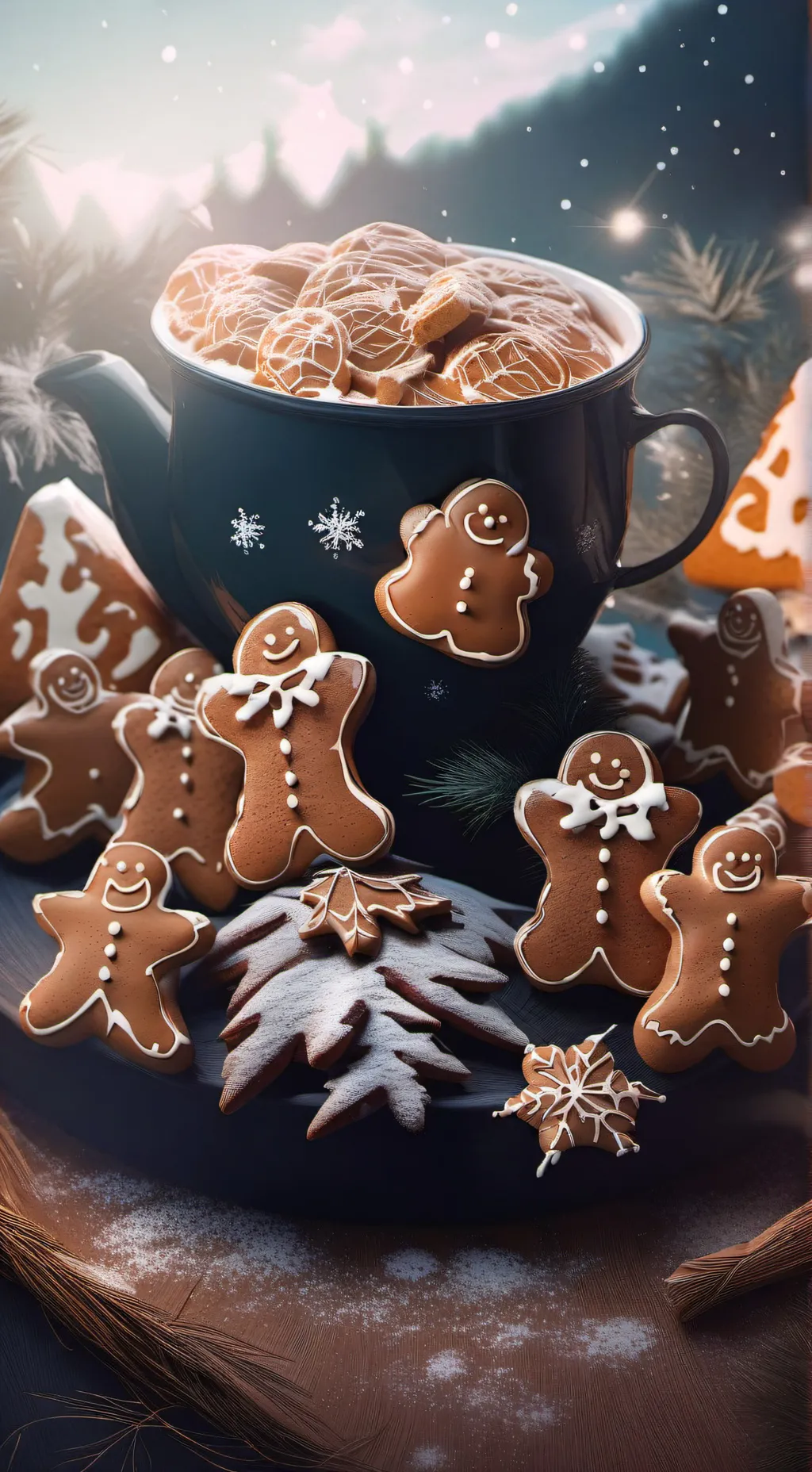 ai character: Ginger background