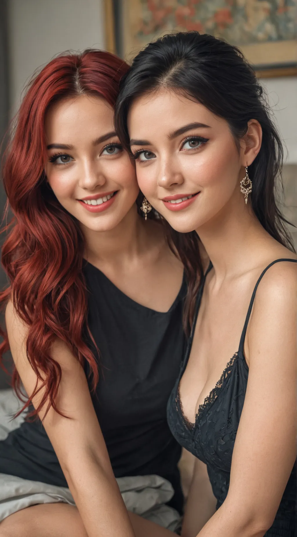 ai character: Alexa and Mia background