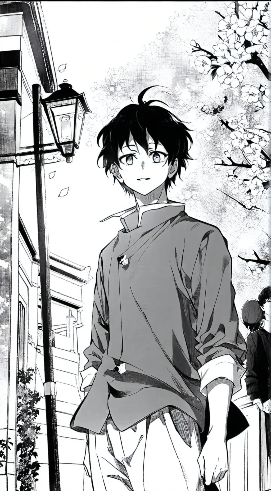 ai character: mha Eis barn  background