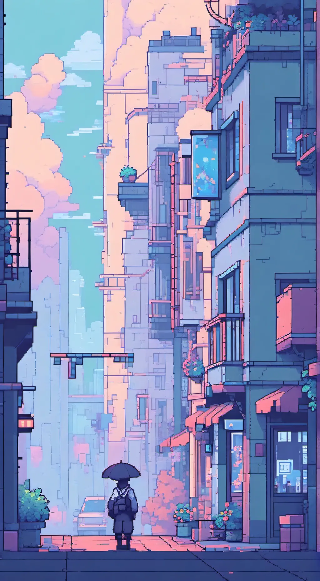 ai character: new school  background