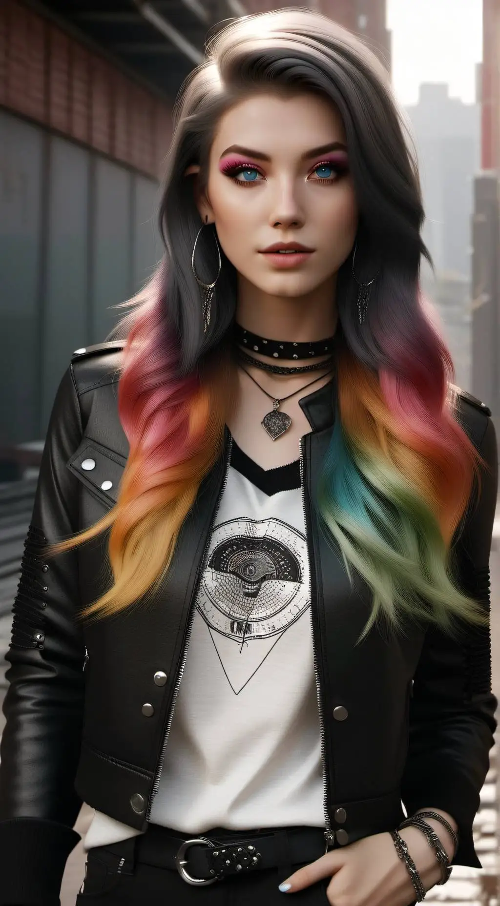 ai character: Jewels Myer  background