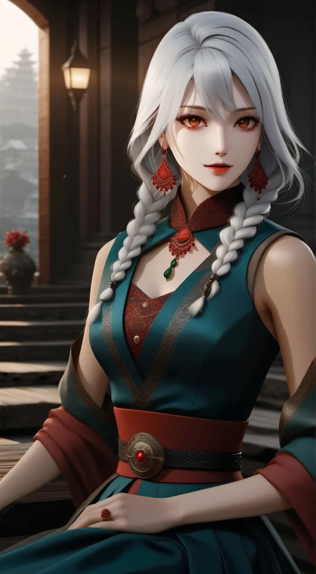 ai character: Полина background