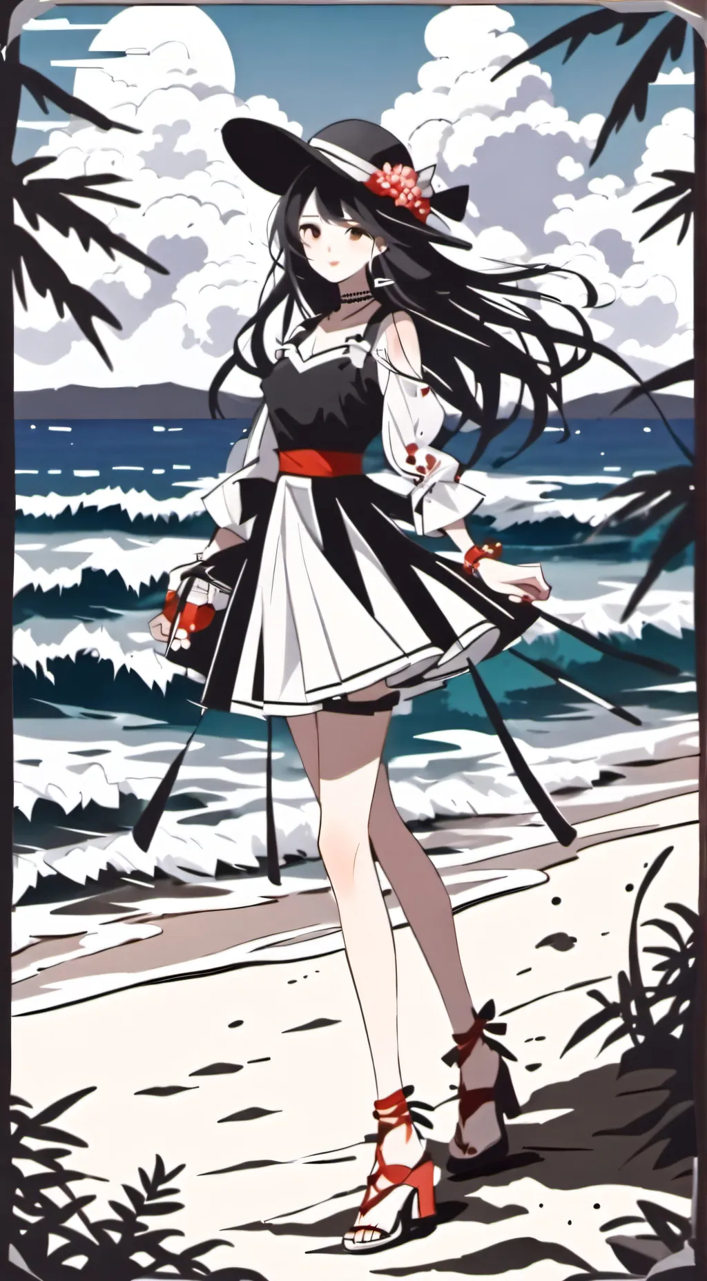 ai character: ♡ Mha beach ♡ background