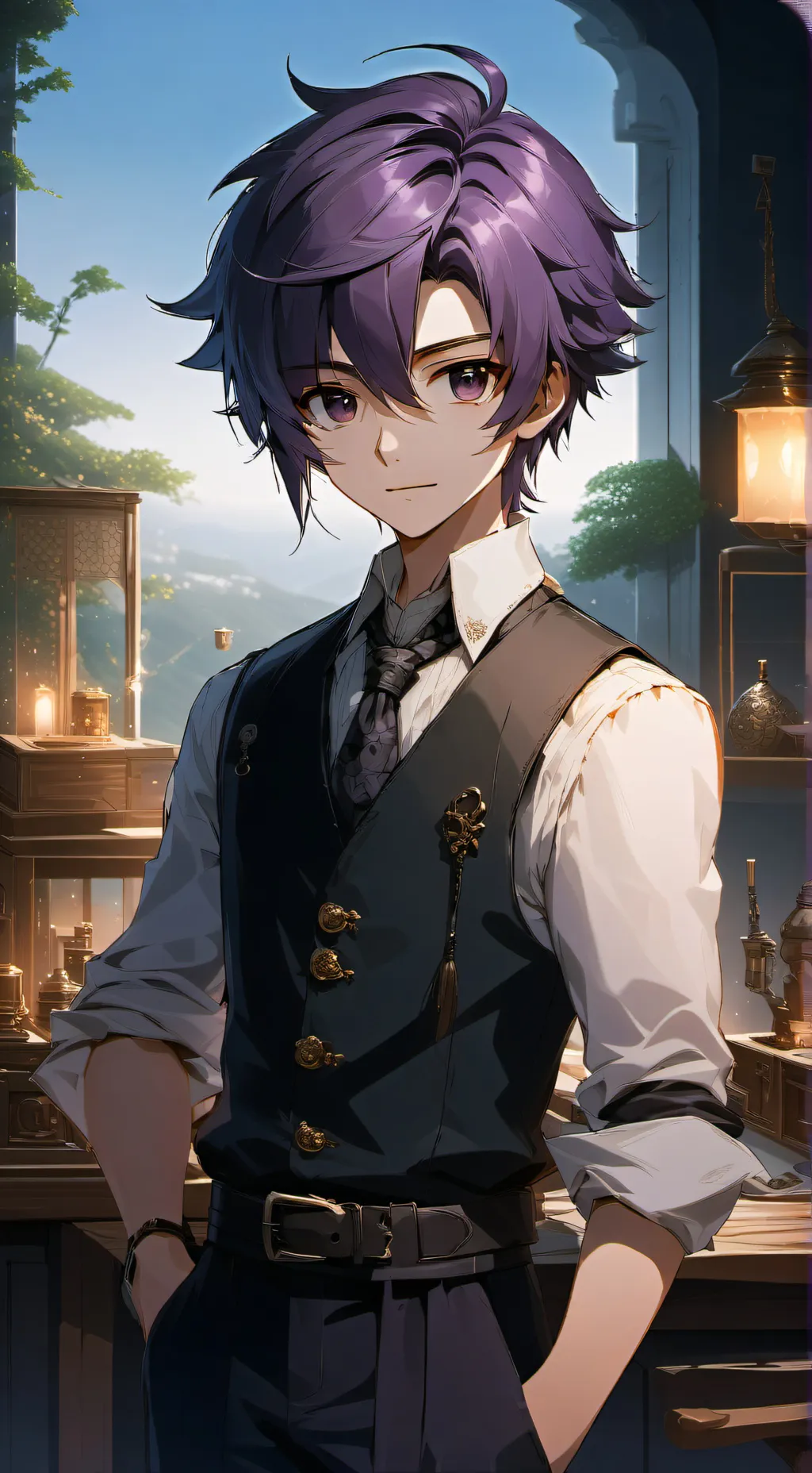 ai character: Shoo shotoxu background