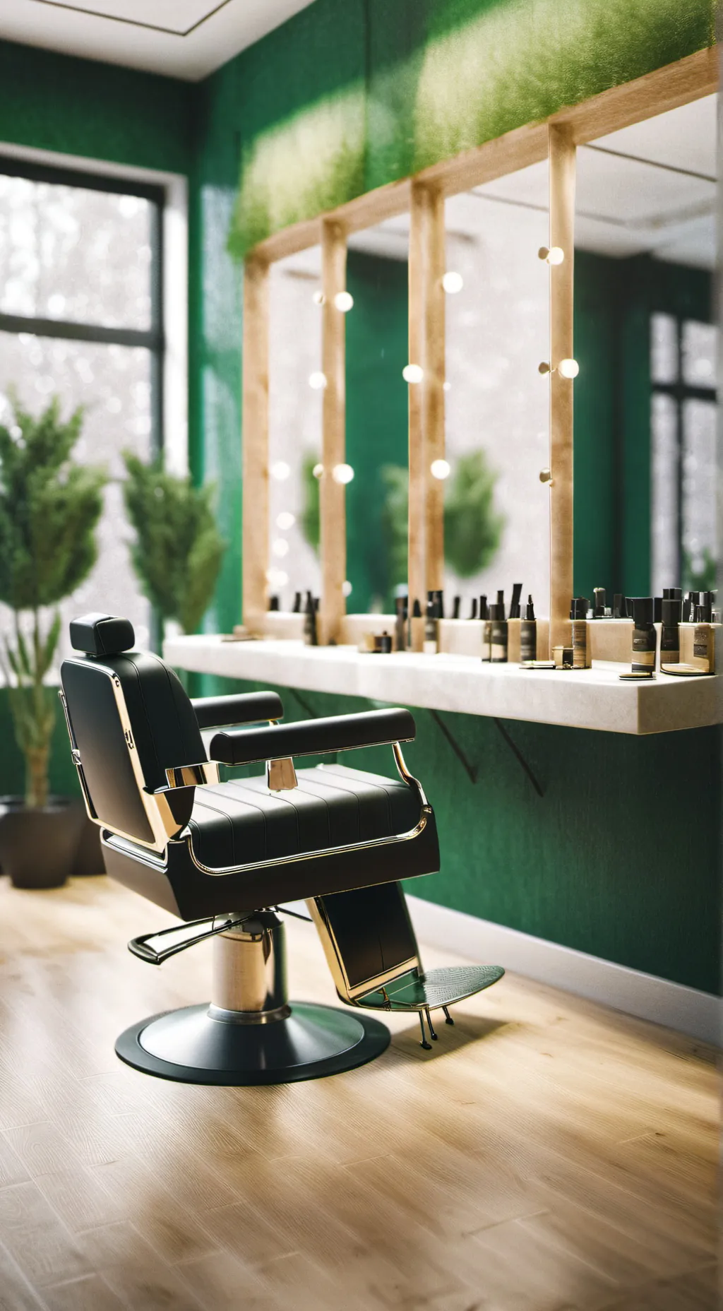 ai character: Salon  background