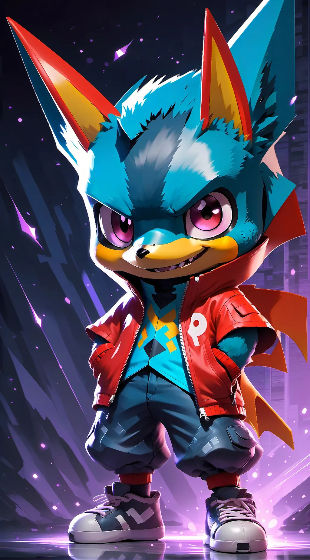 ai character: Autumn & John Walk background