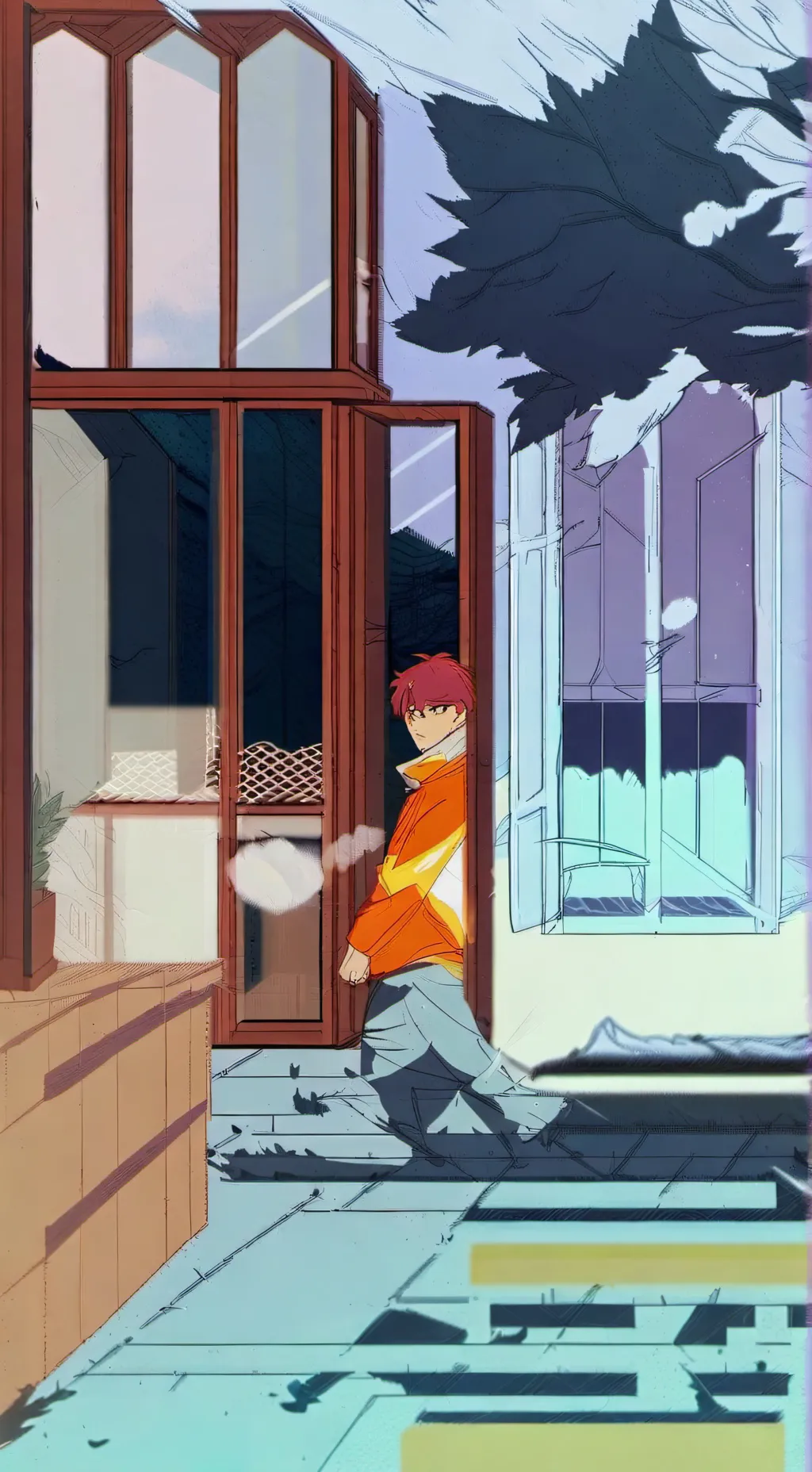 ai character: Mob psycho X danda background