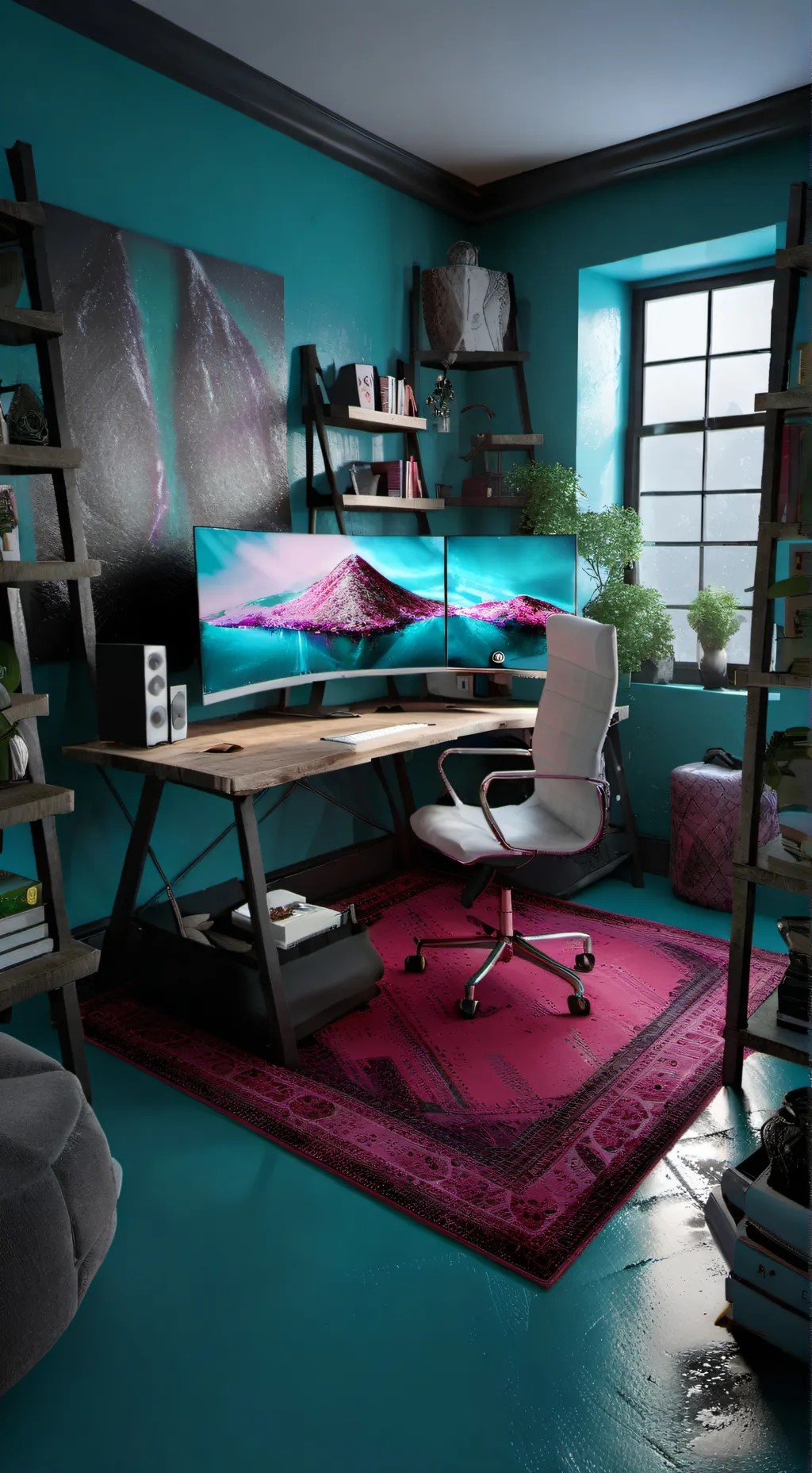 ai character: UR DAD CAUGHT YOU? background