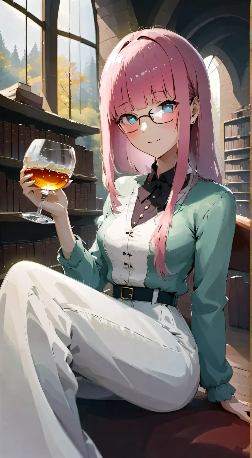 ai character: Rose background