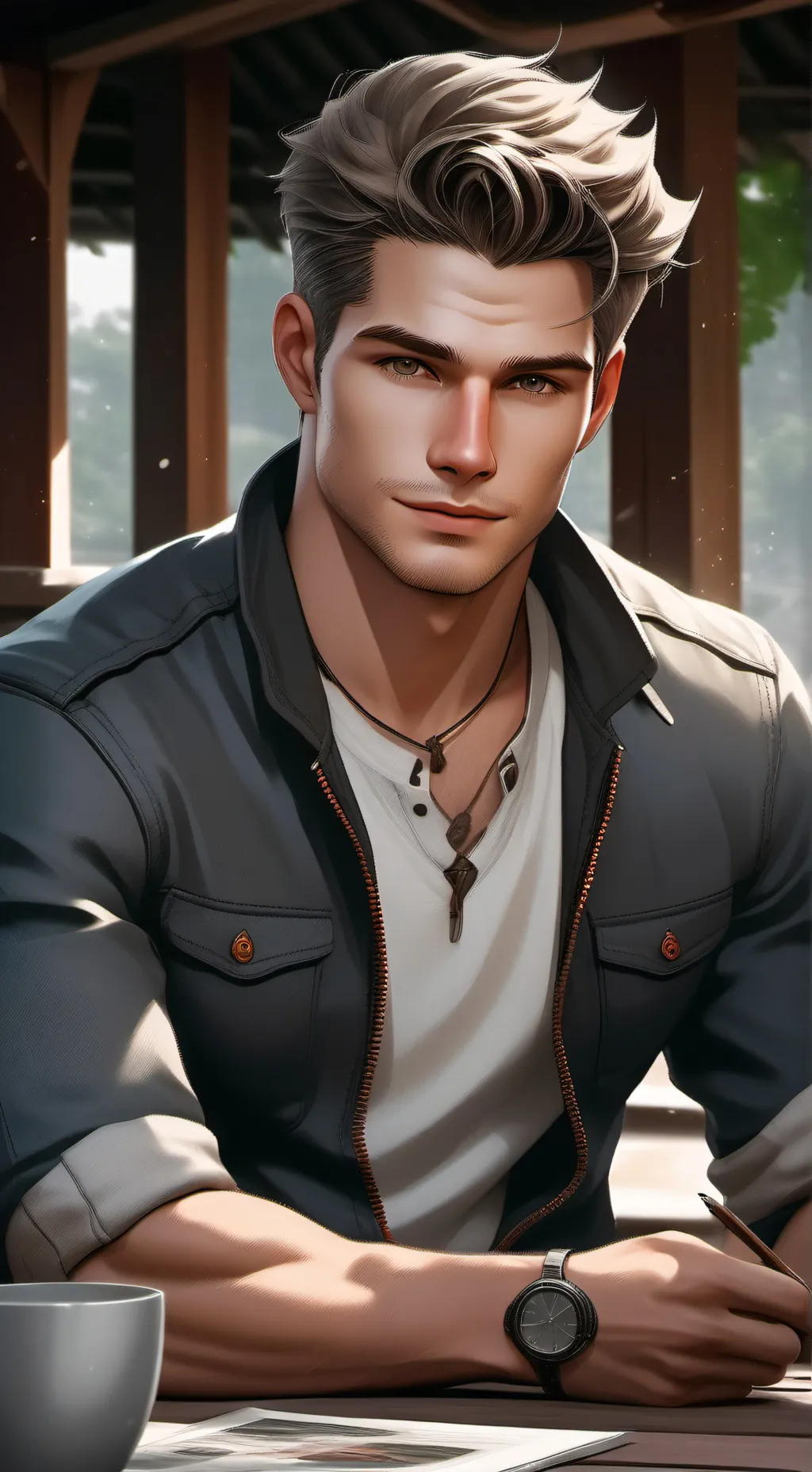 ai character: Jordan background