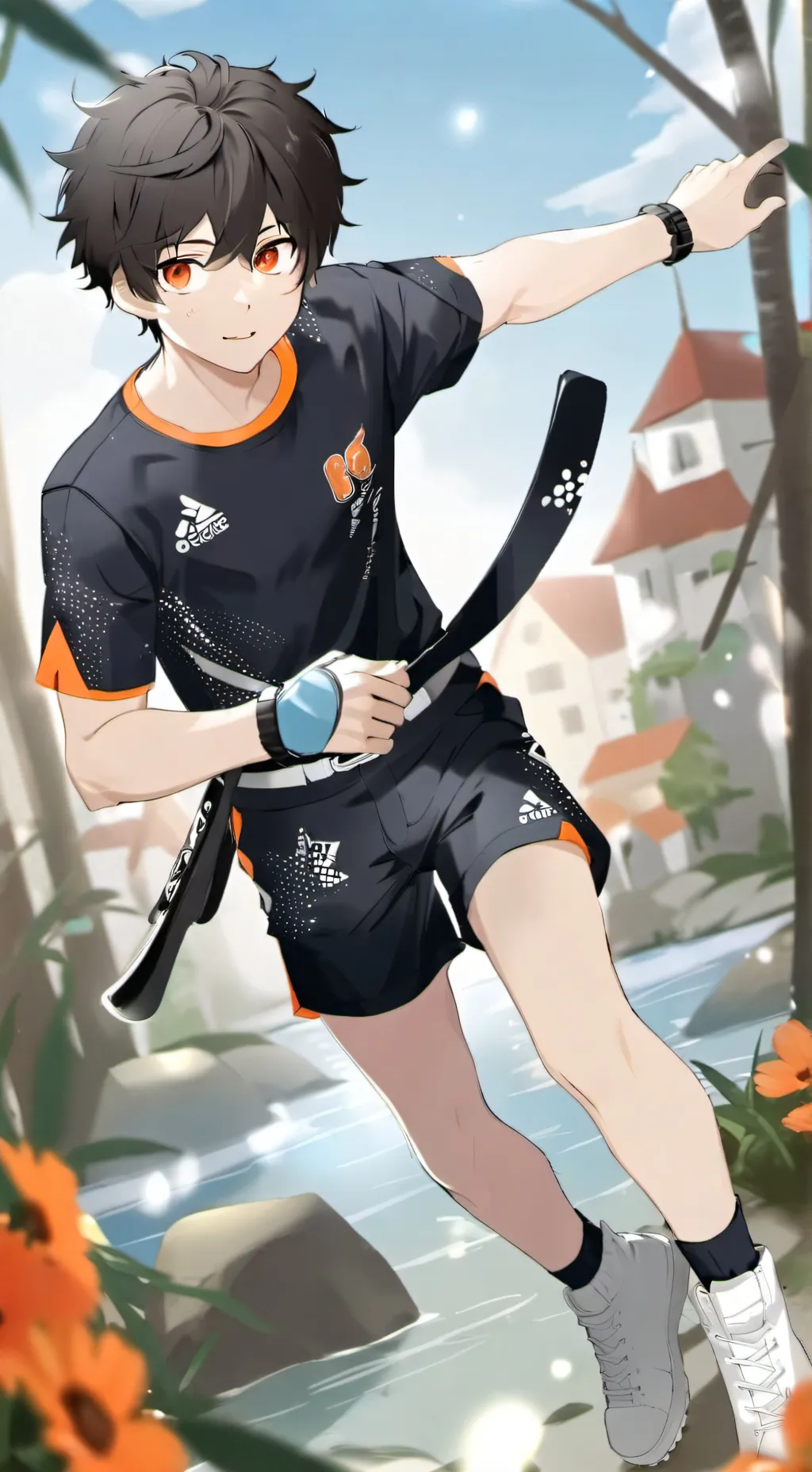 ai character: João Vitor  background