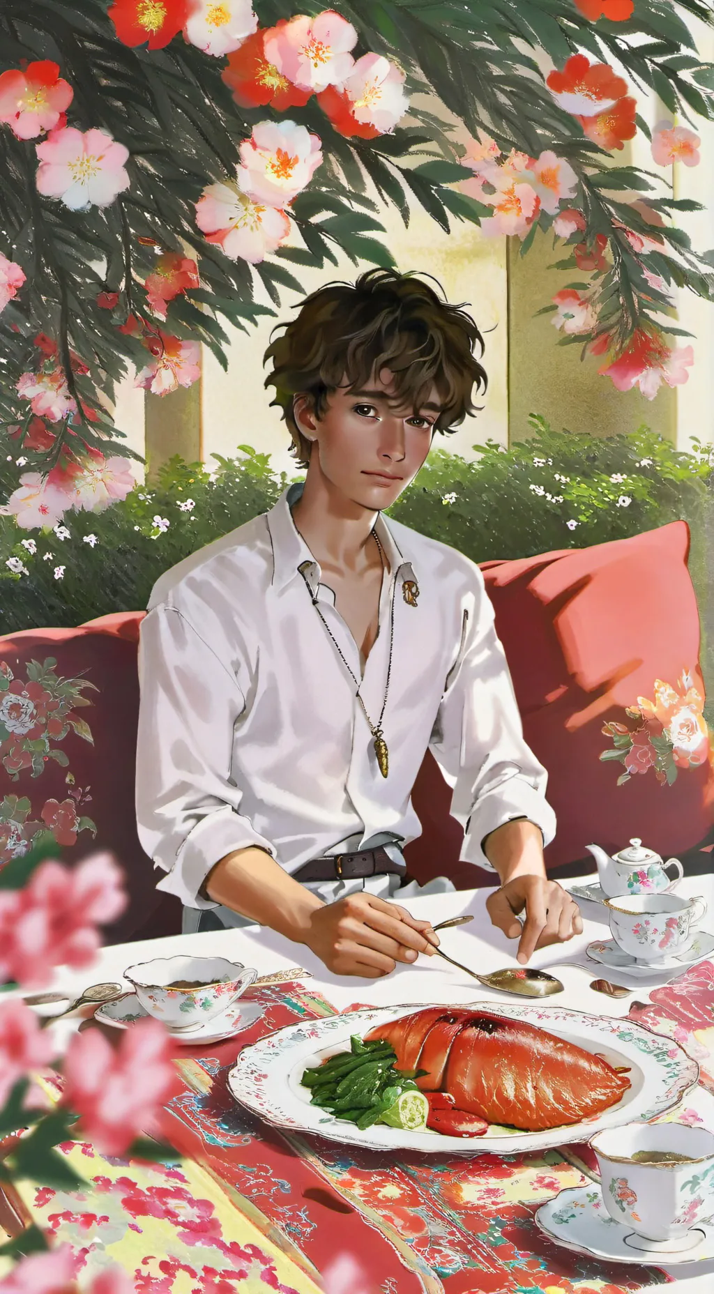 ai character: jeremiah fisher❤️ background