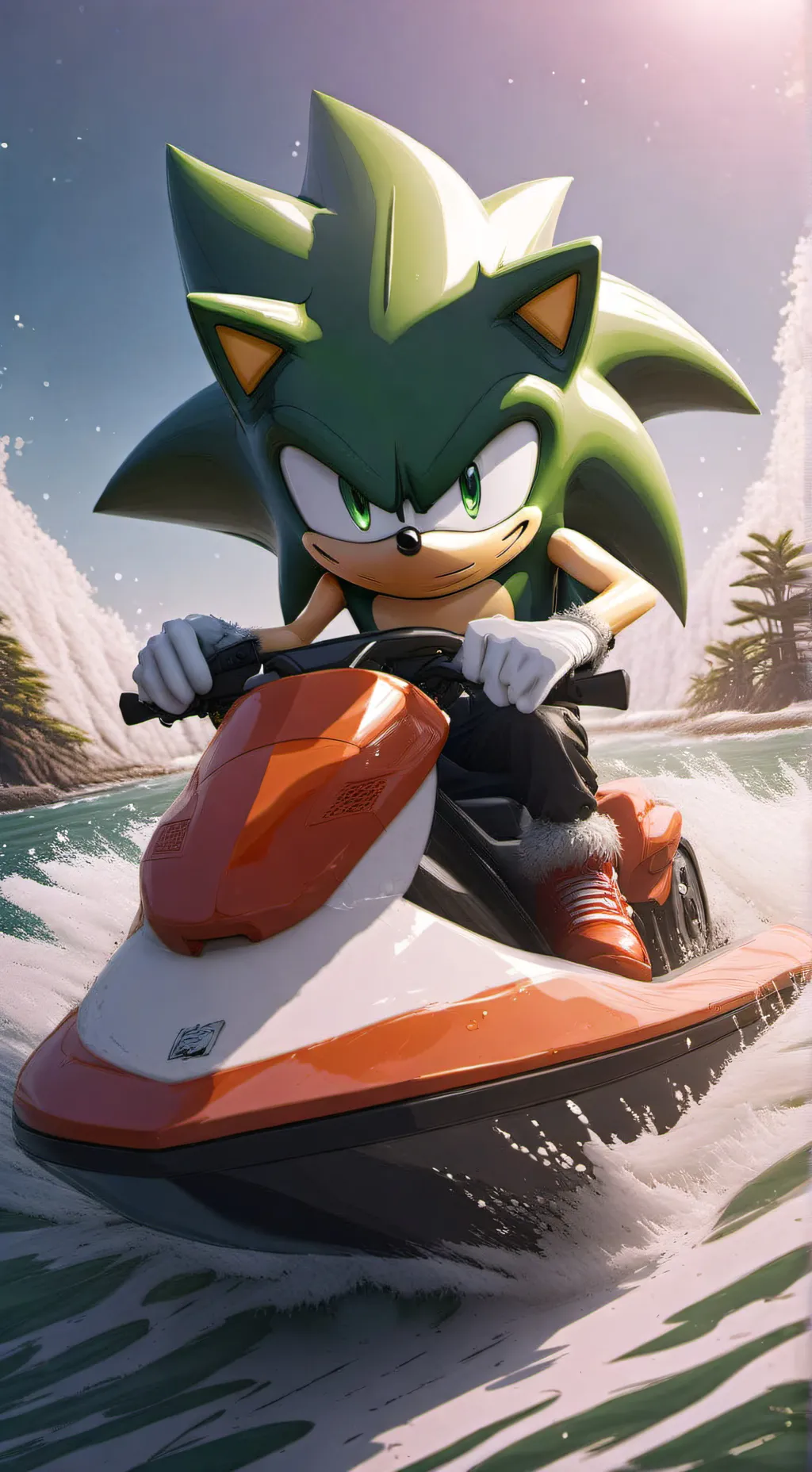 ai character: lamo hedgehog. background