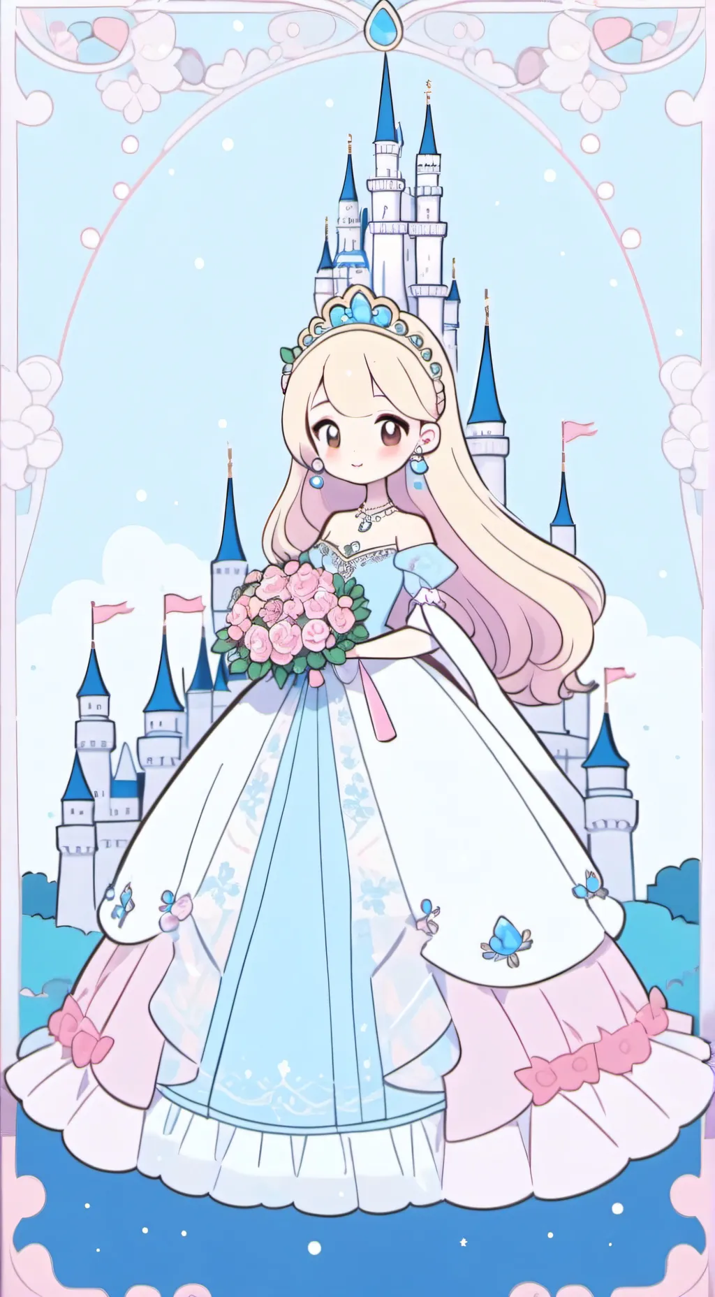 ai character: emoji cats friends background