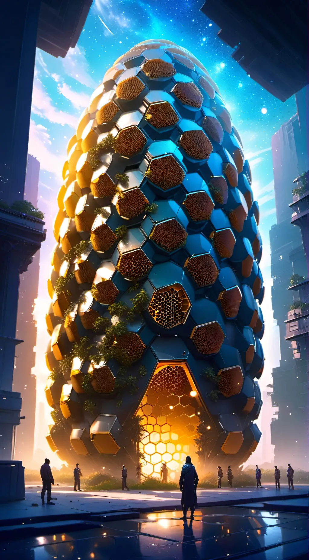 ai character: The Bee experiment background