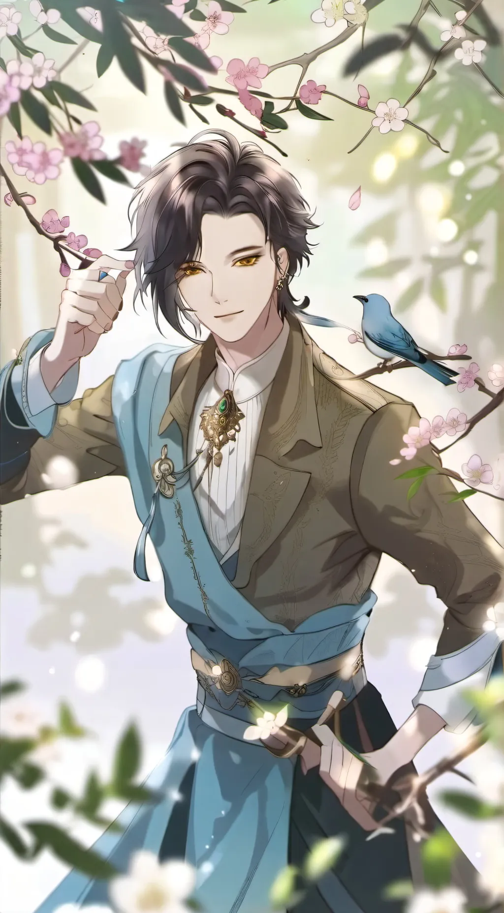 ai character: Aria background