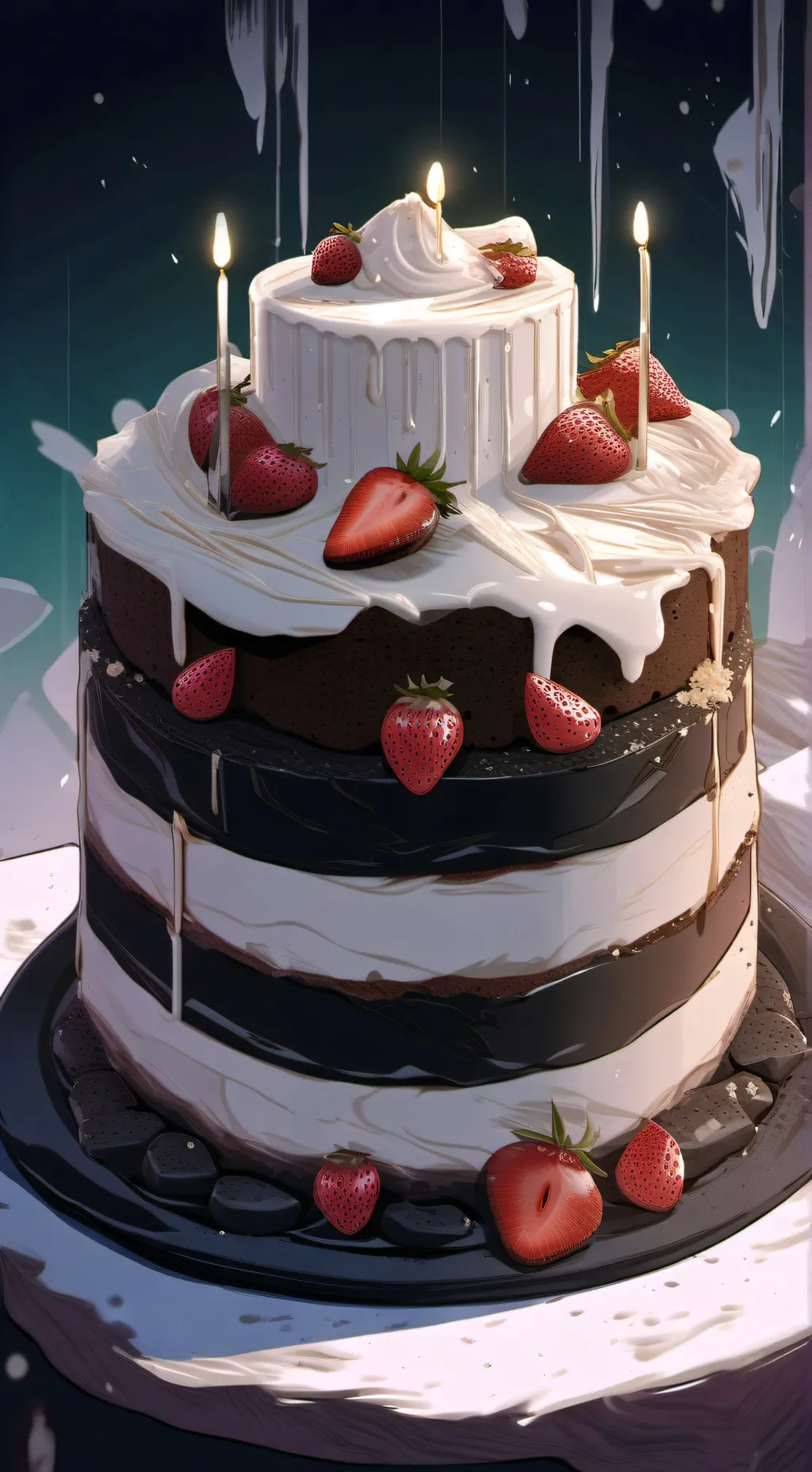 ai character: Fruitcake 1 background