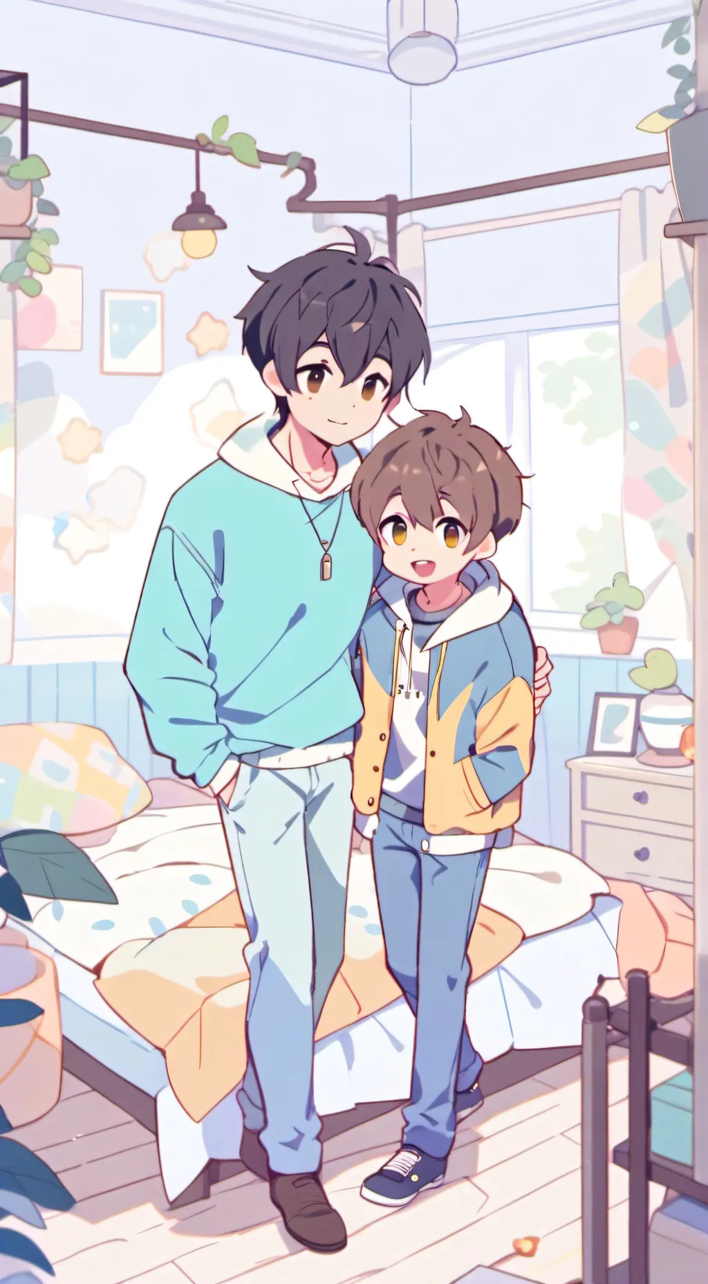 ai character: brothers background