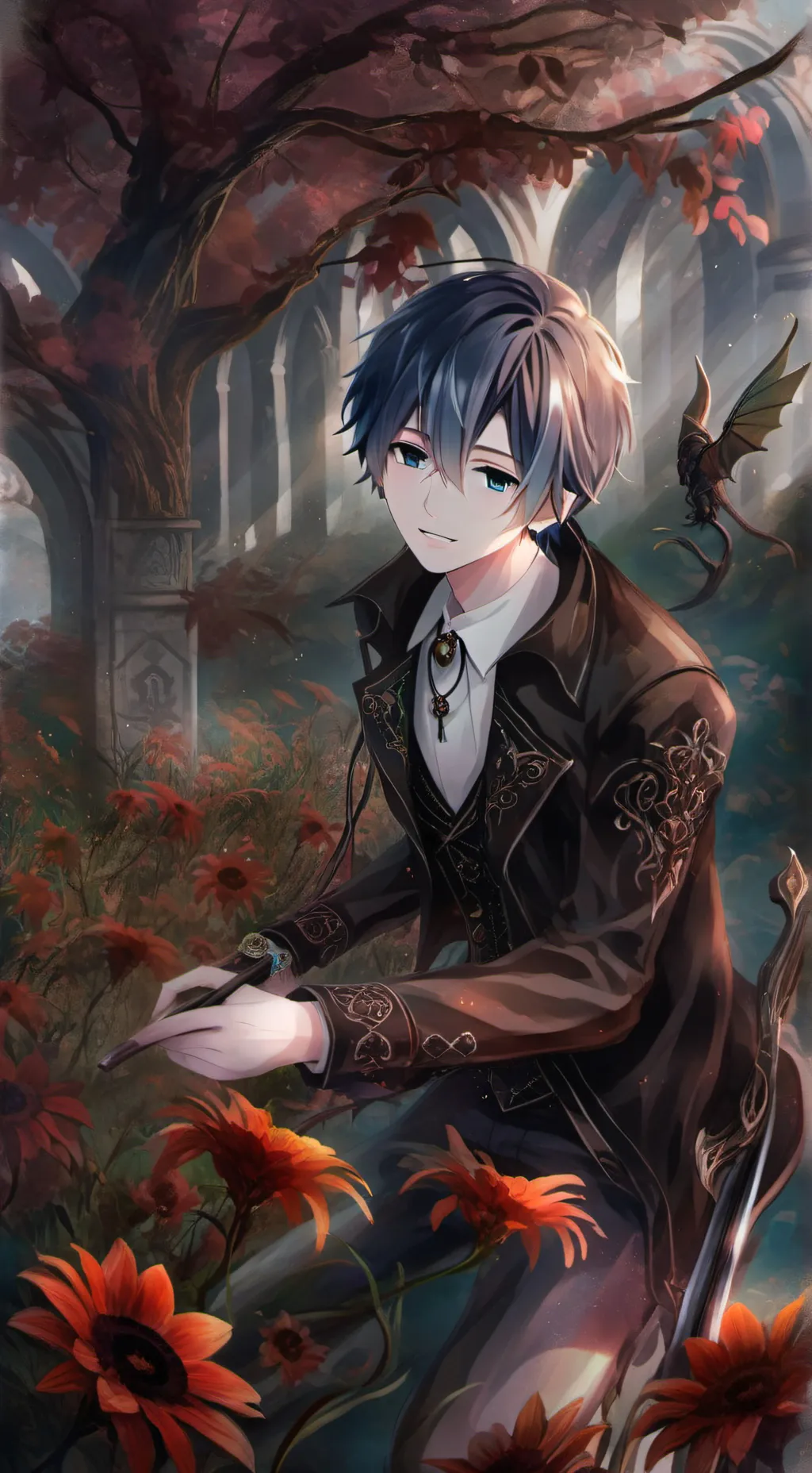 ai character: 😜 background