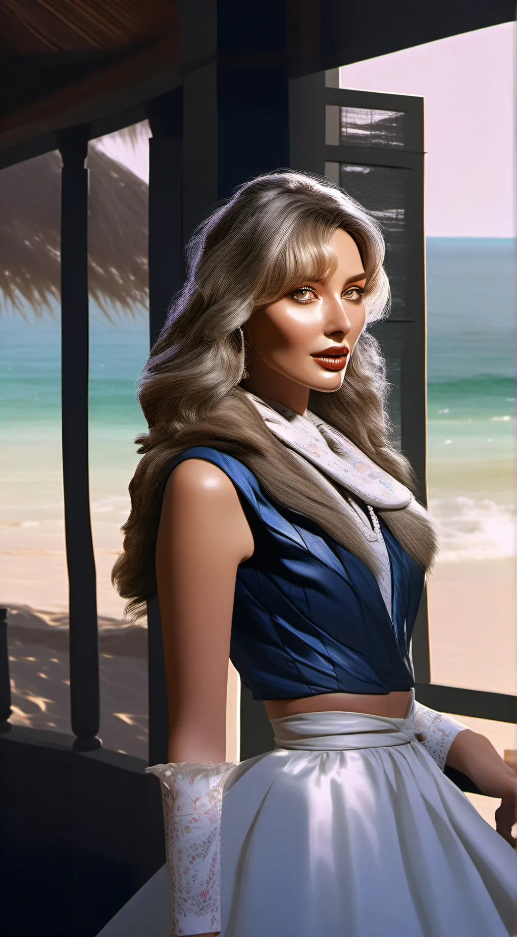 ai character: Sabrina Carpenter background