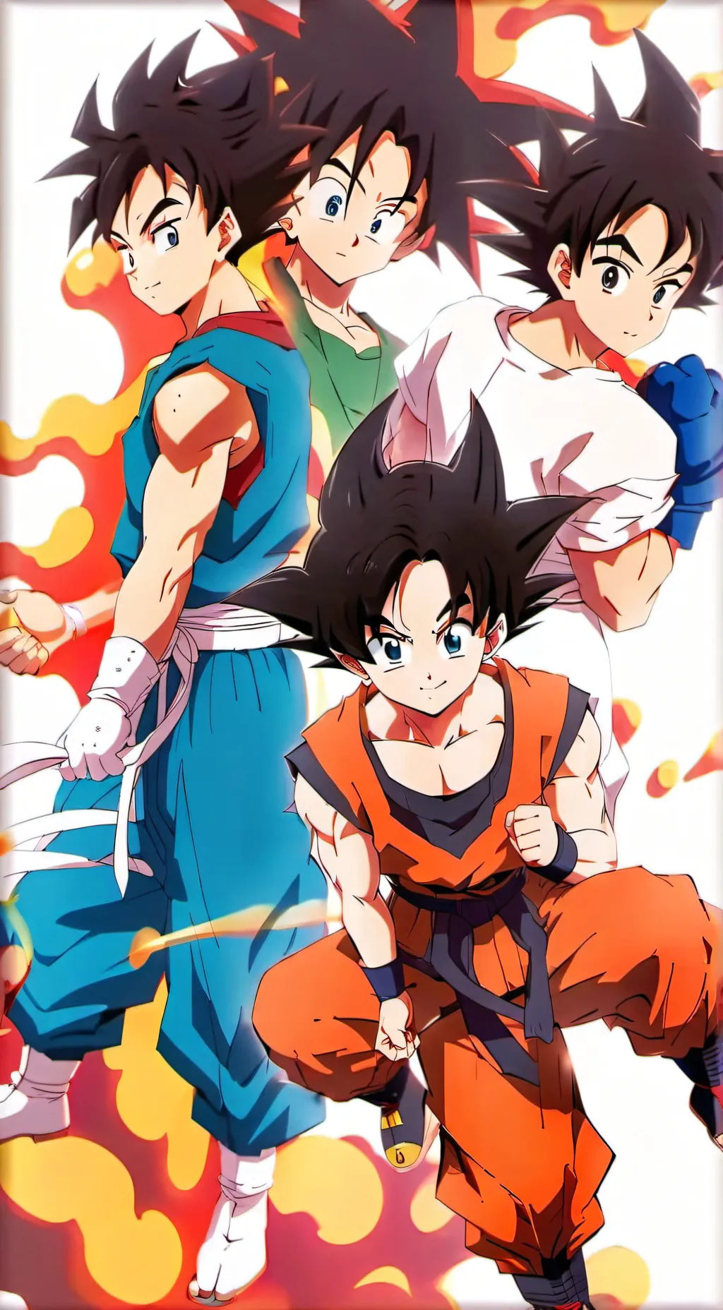 ai character: DBZ fam background