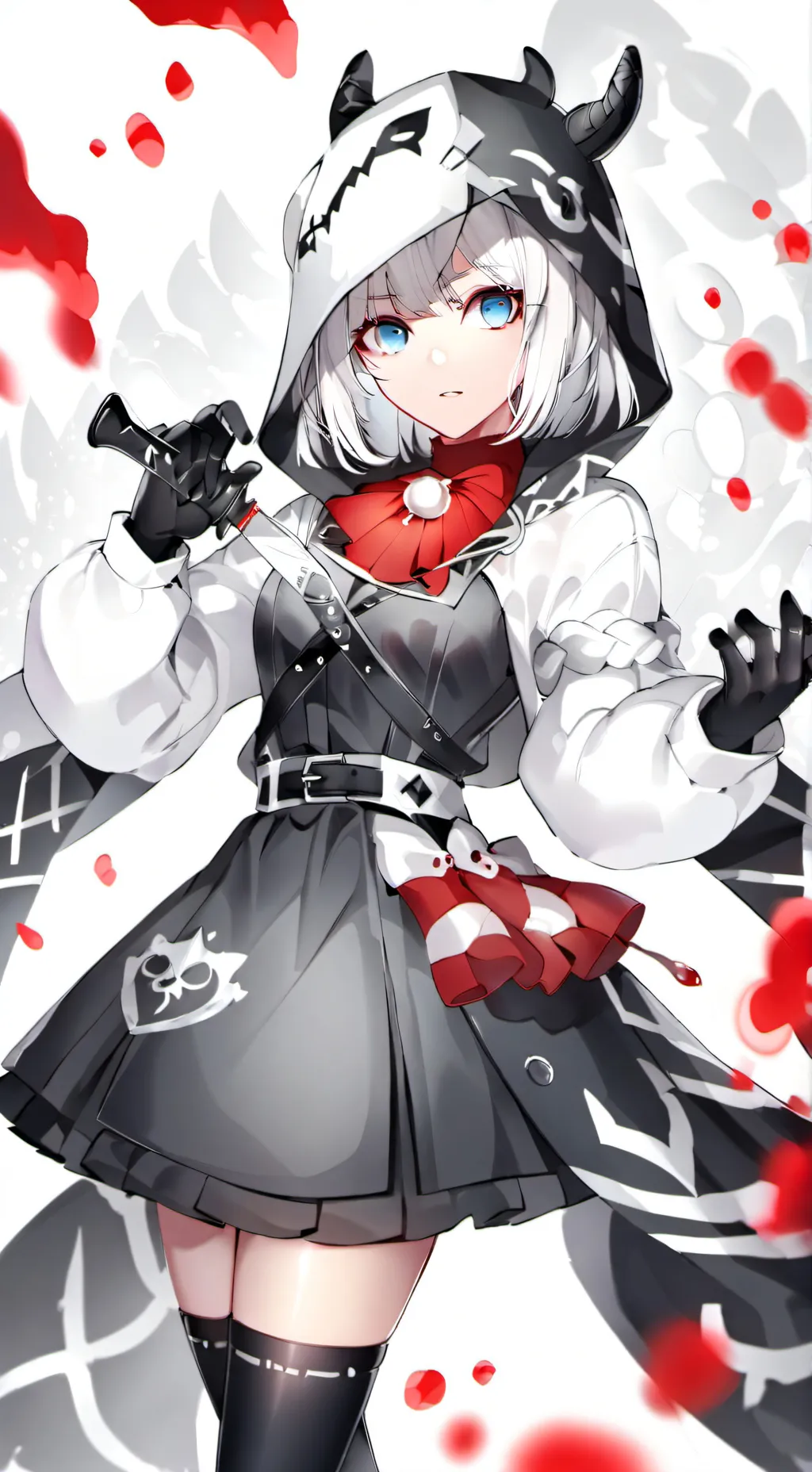 ai character: Amber background