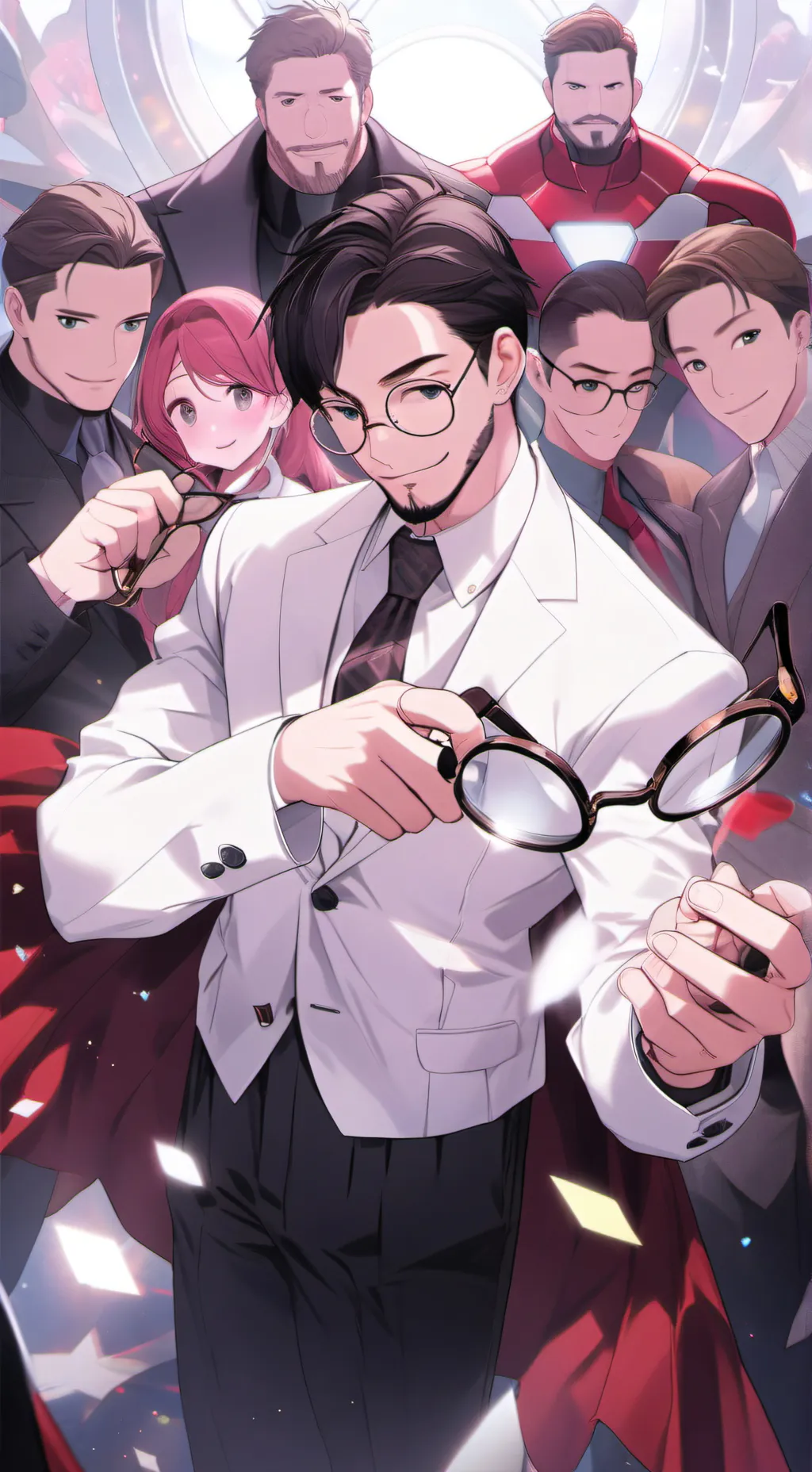 ai character: avengers villain  background