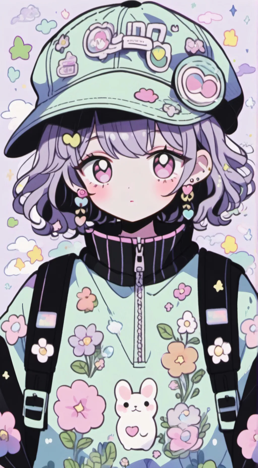 ai character: Tu novia background