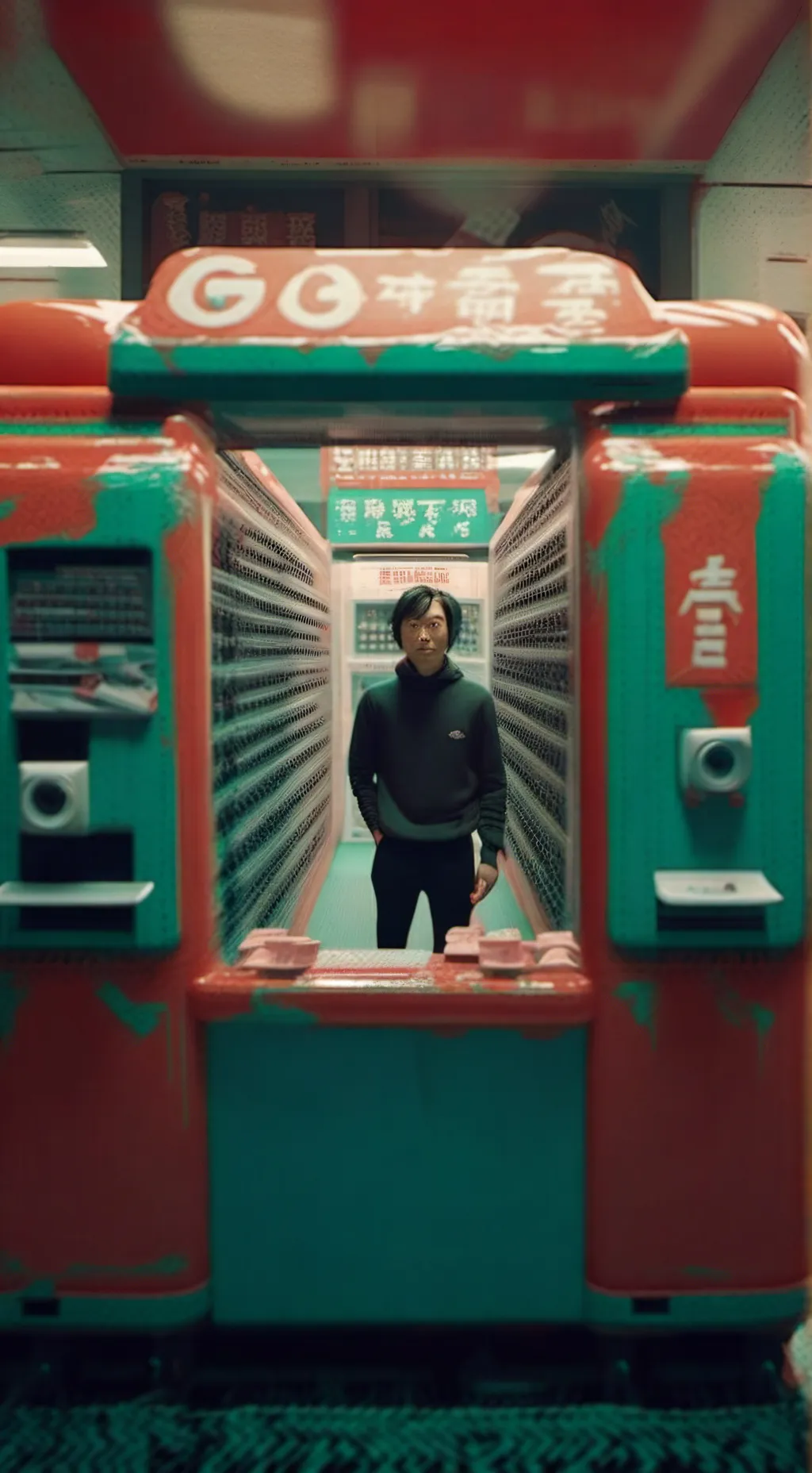 ai character: Squid game background