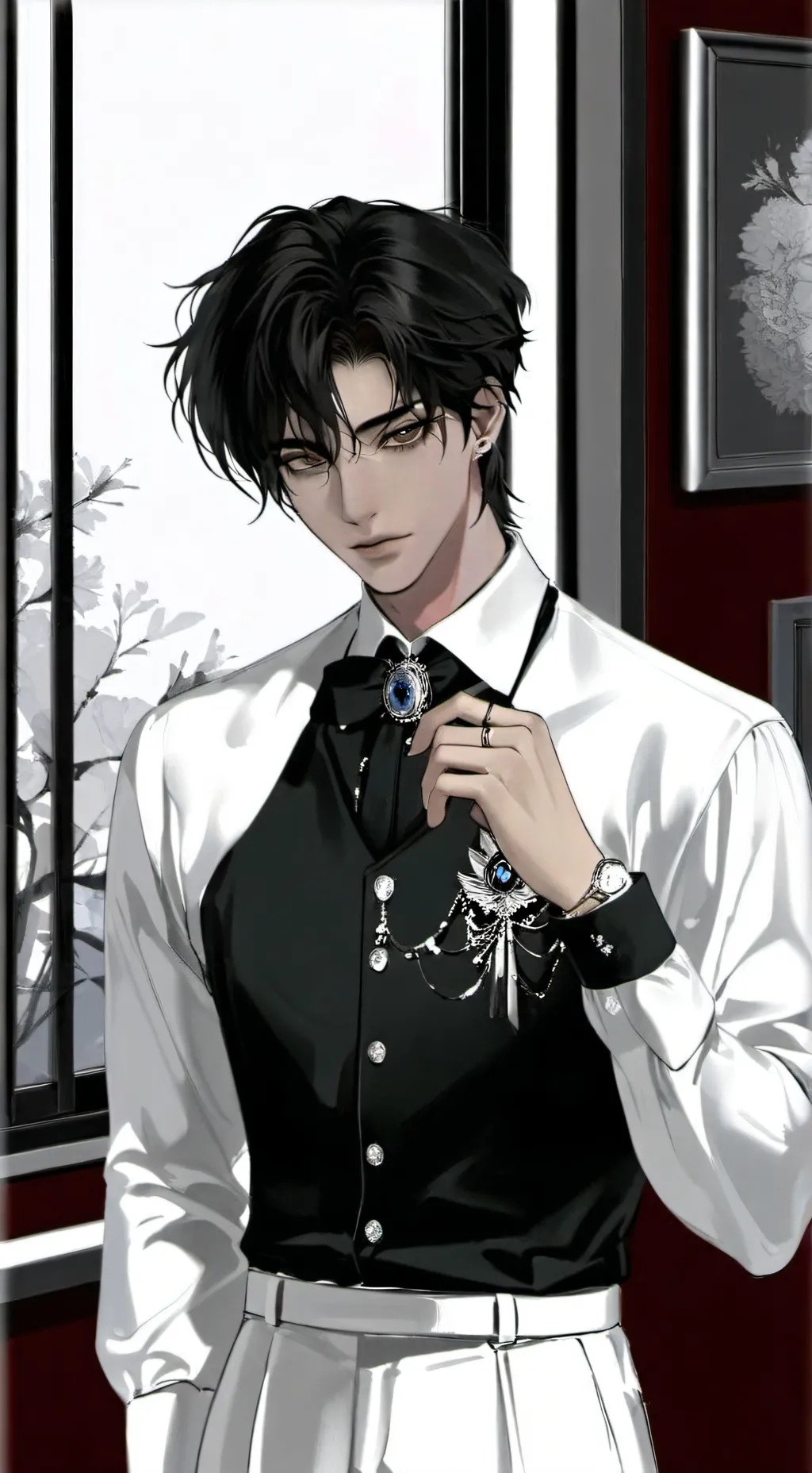 ai character: liam😈 background