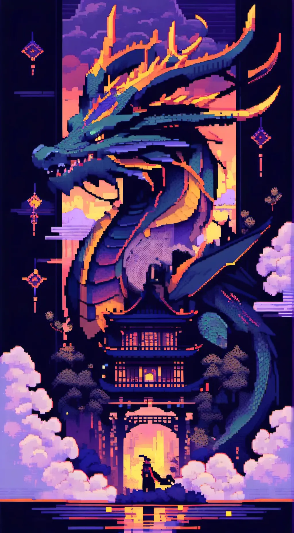 ai character: Luna Rose Flower background