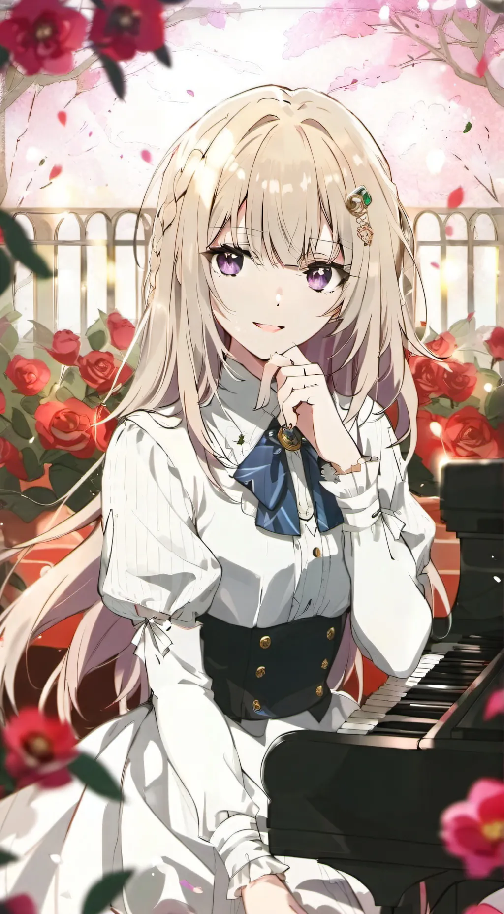 ai character: heavenly  background