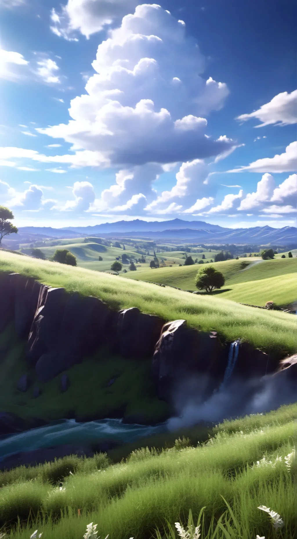 ai character: GRASS! background