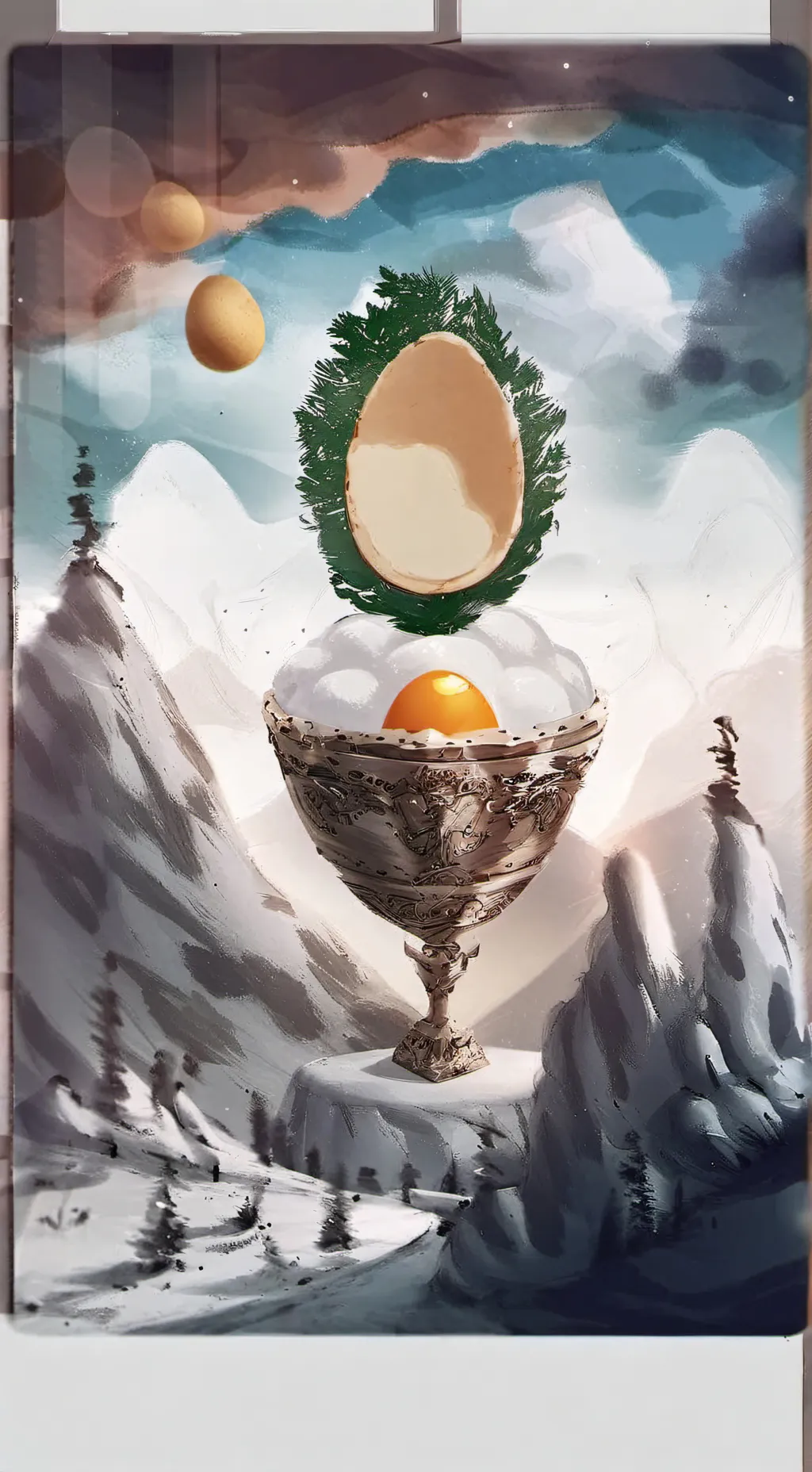 ai character: Huevo🤖 background