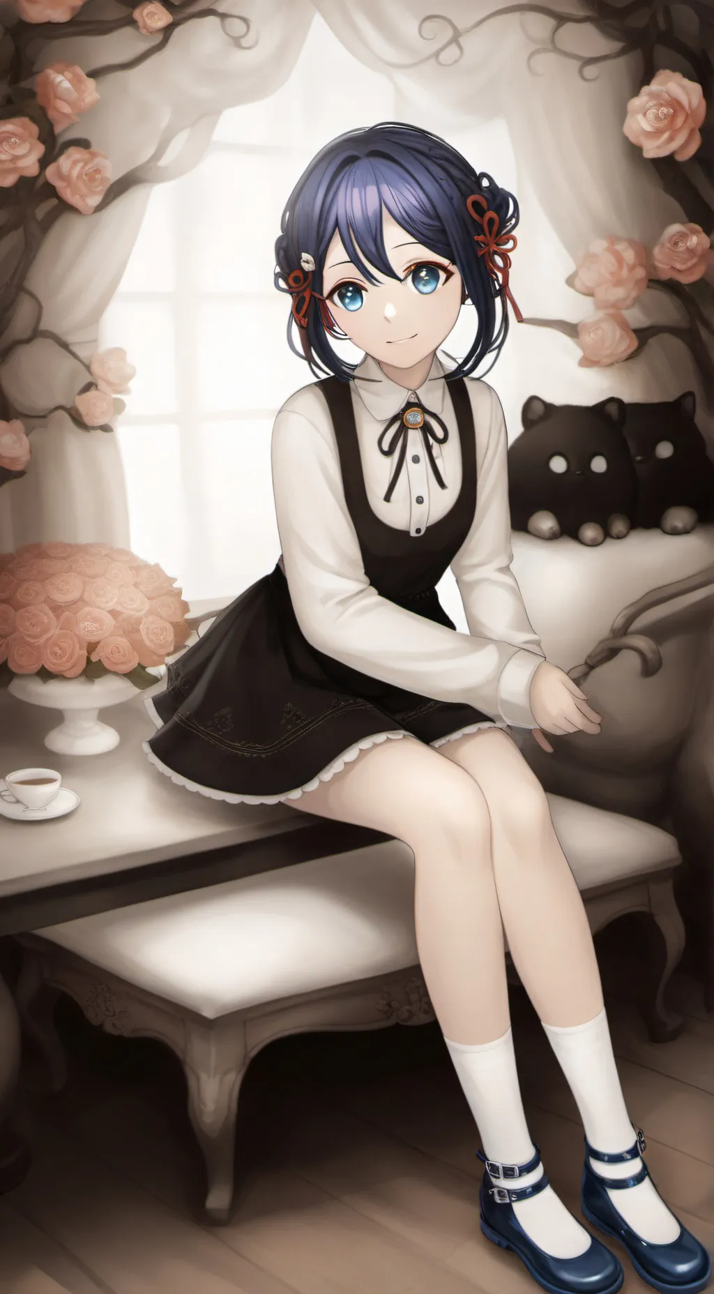 ai character: Mita perfecta background