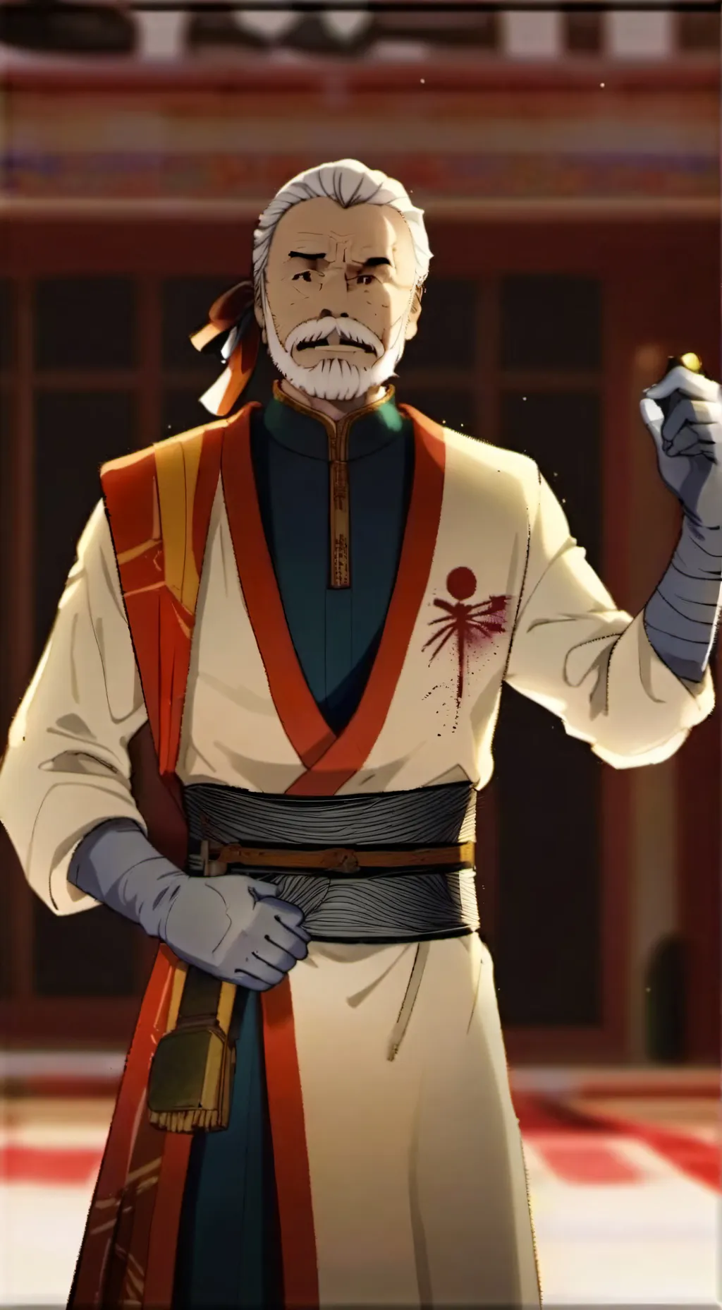 ai character: dandys world....? background