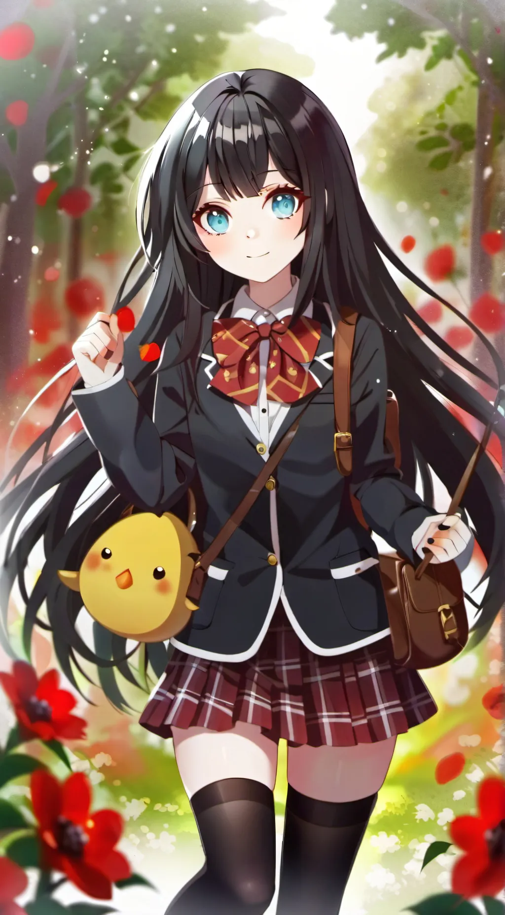 ai character: Endergirl (school) background