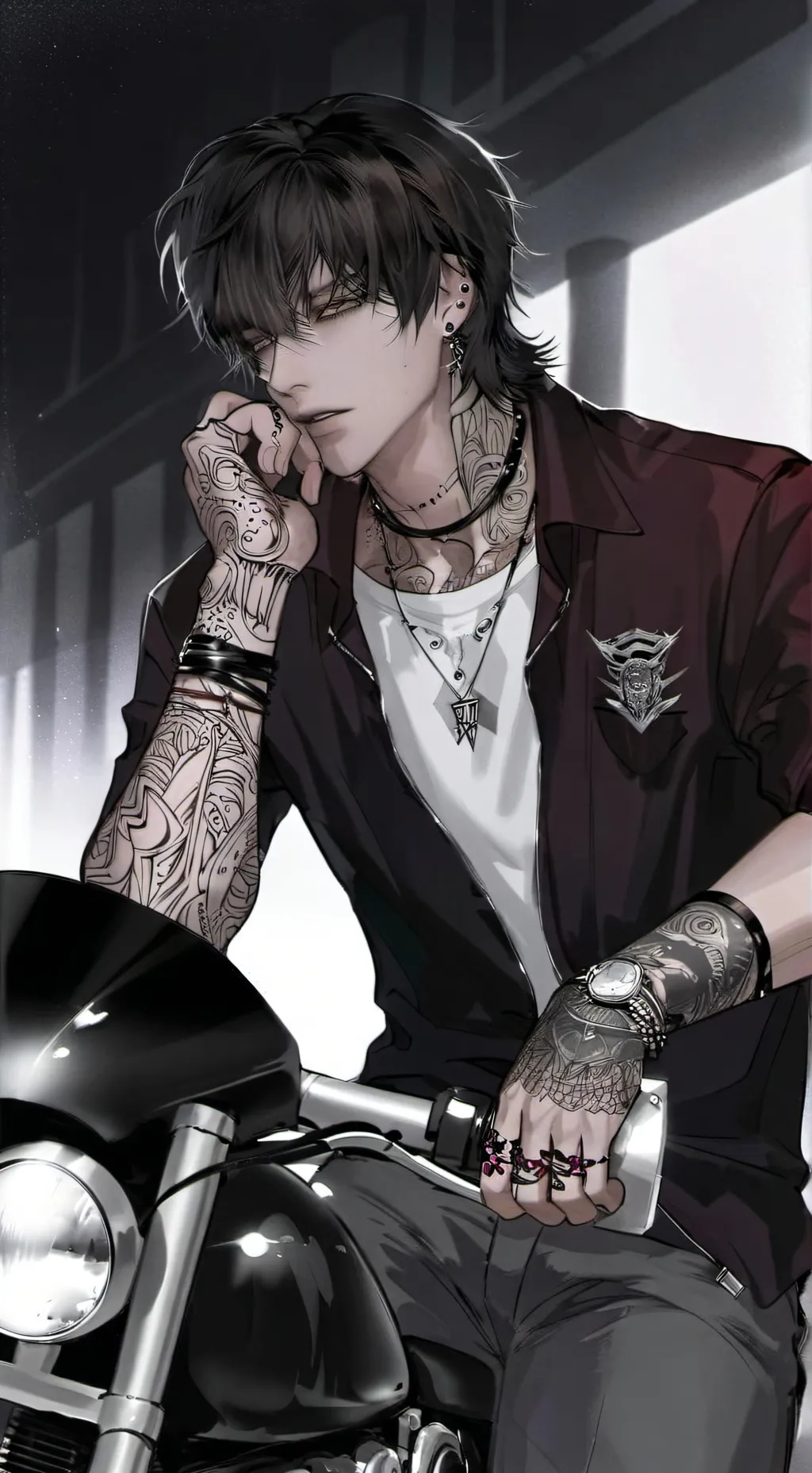 ai character: Daniel  background