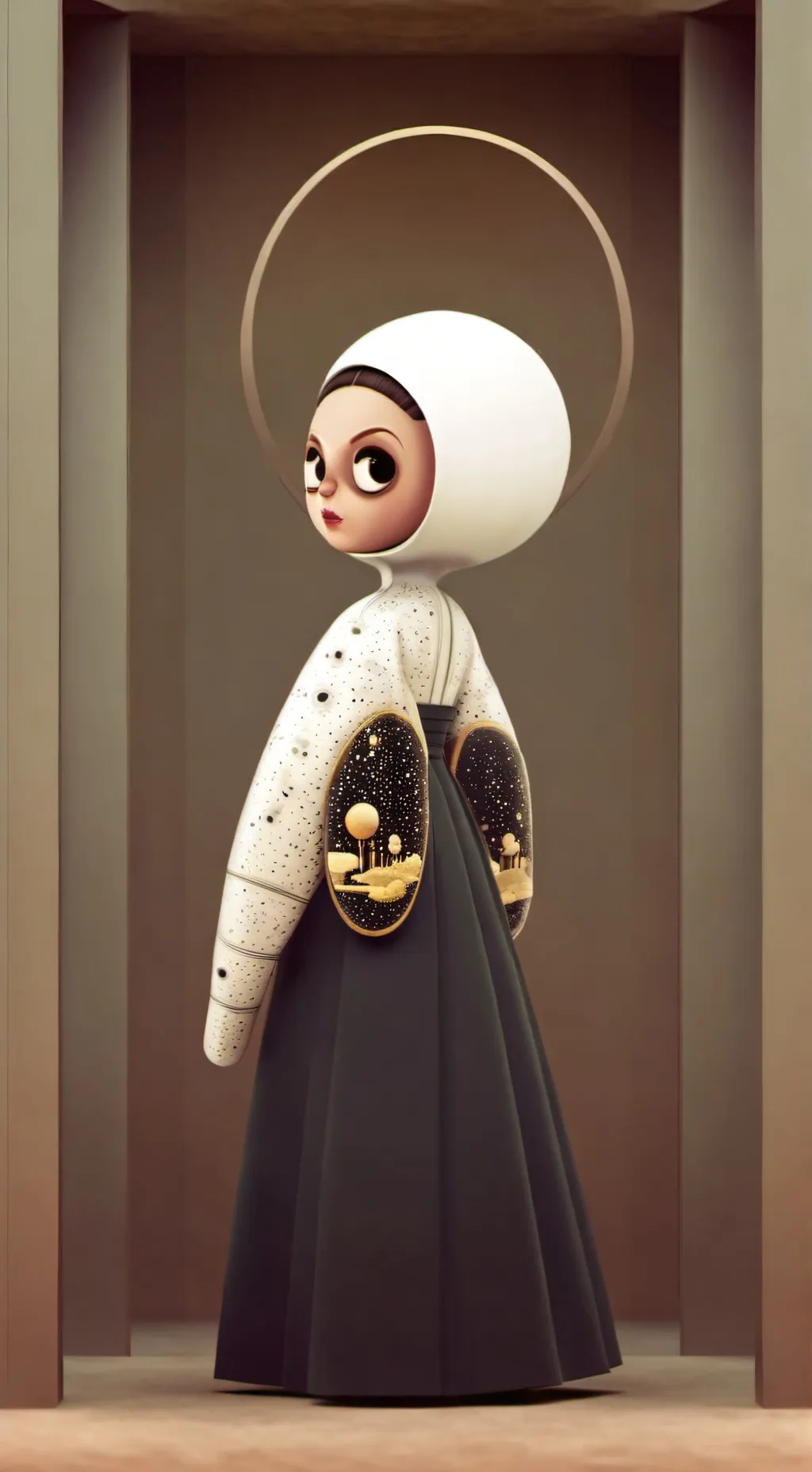 ai character: Twisted Glisten  background