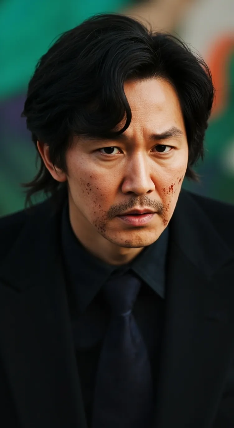 ai character: 456  (squid game) background