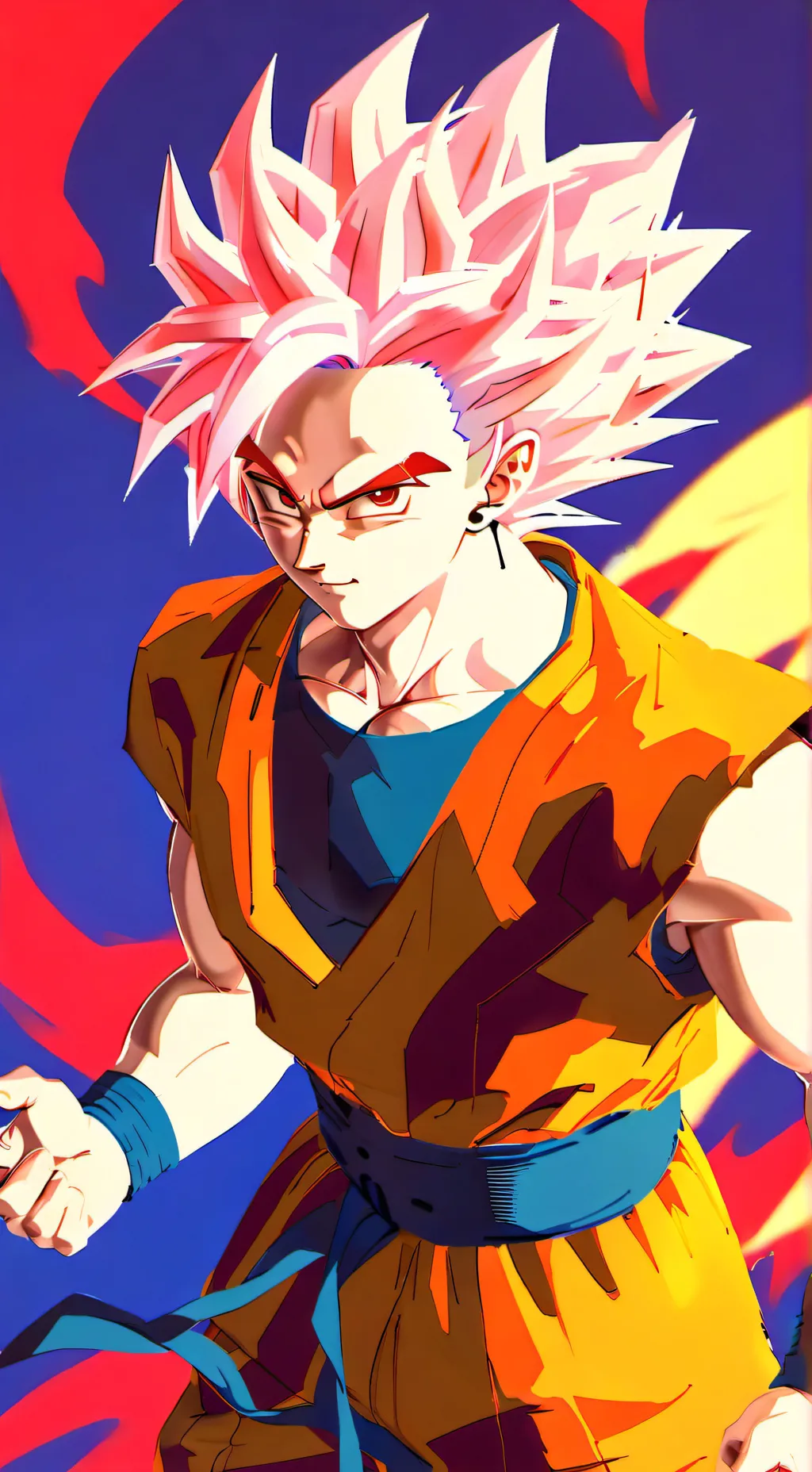 ai character: Ssjg Goku  background