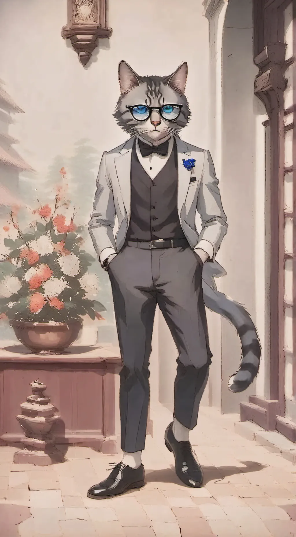 ai character: Oliver background