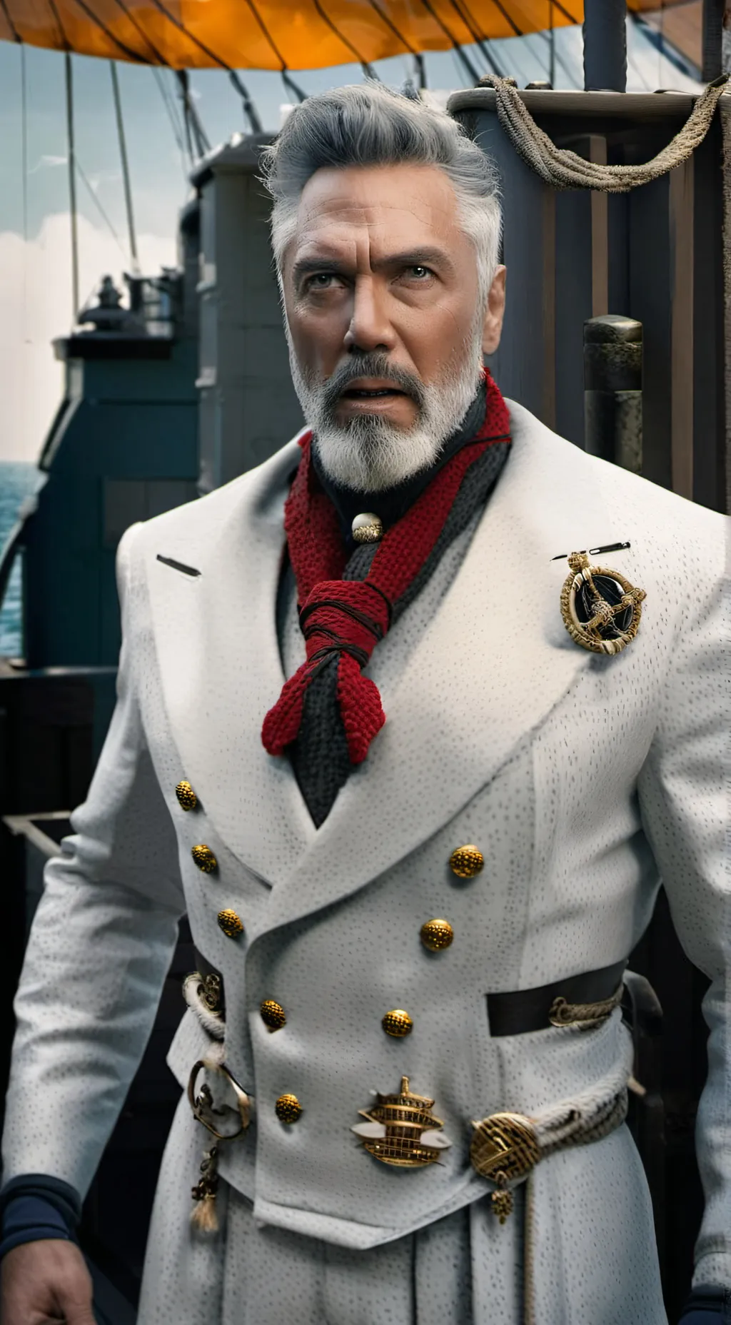 ai character: Garp (Netflix) background