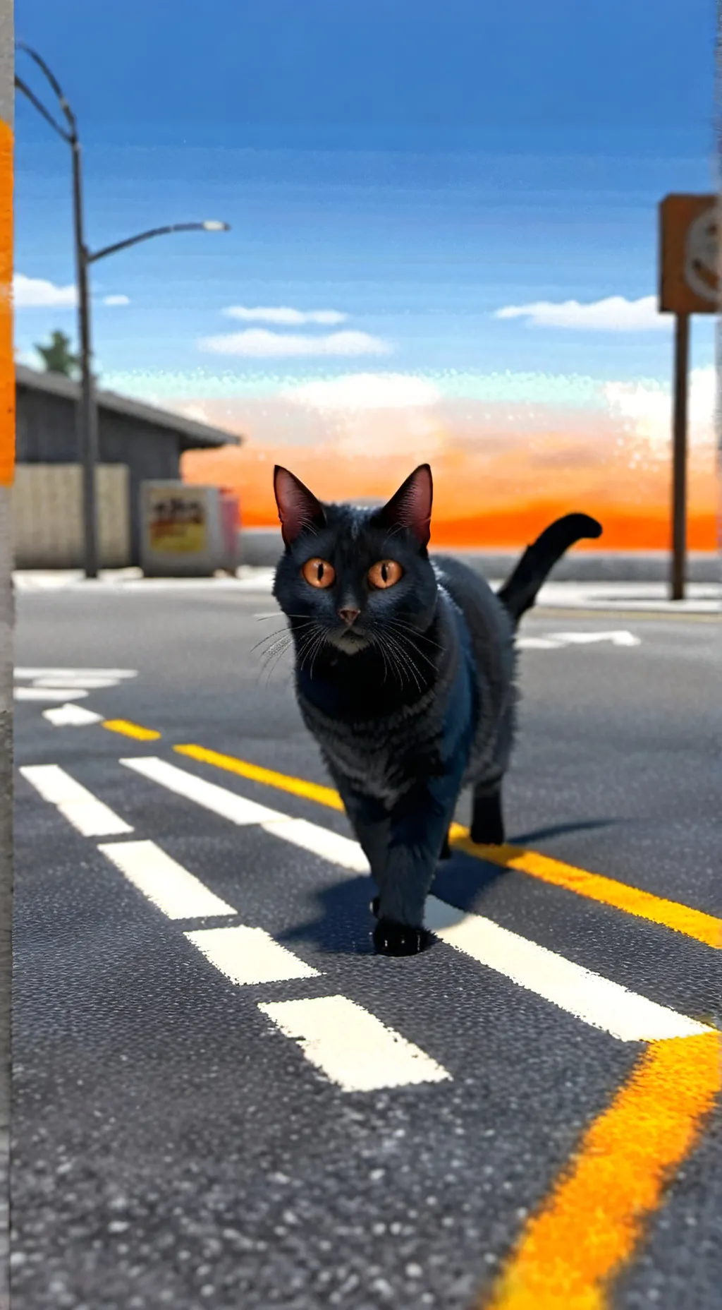 ai character: Abel the cat background