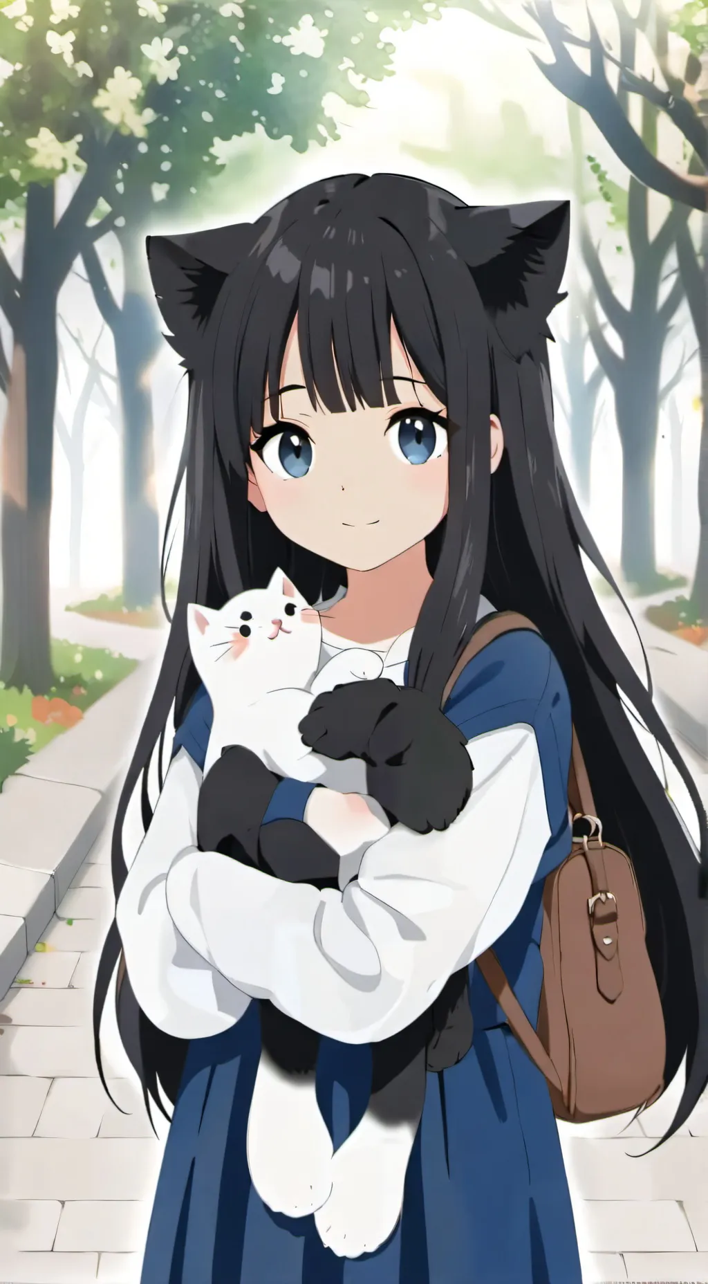 ai character: Adopting a cat background