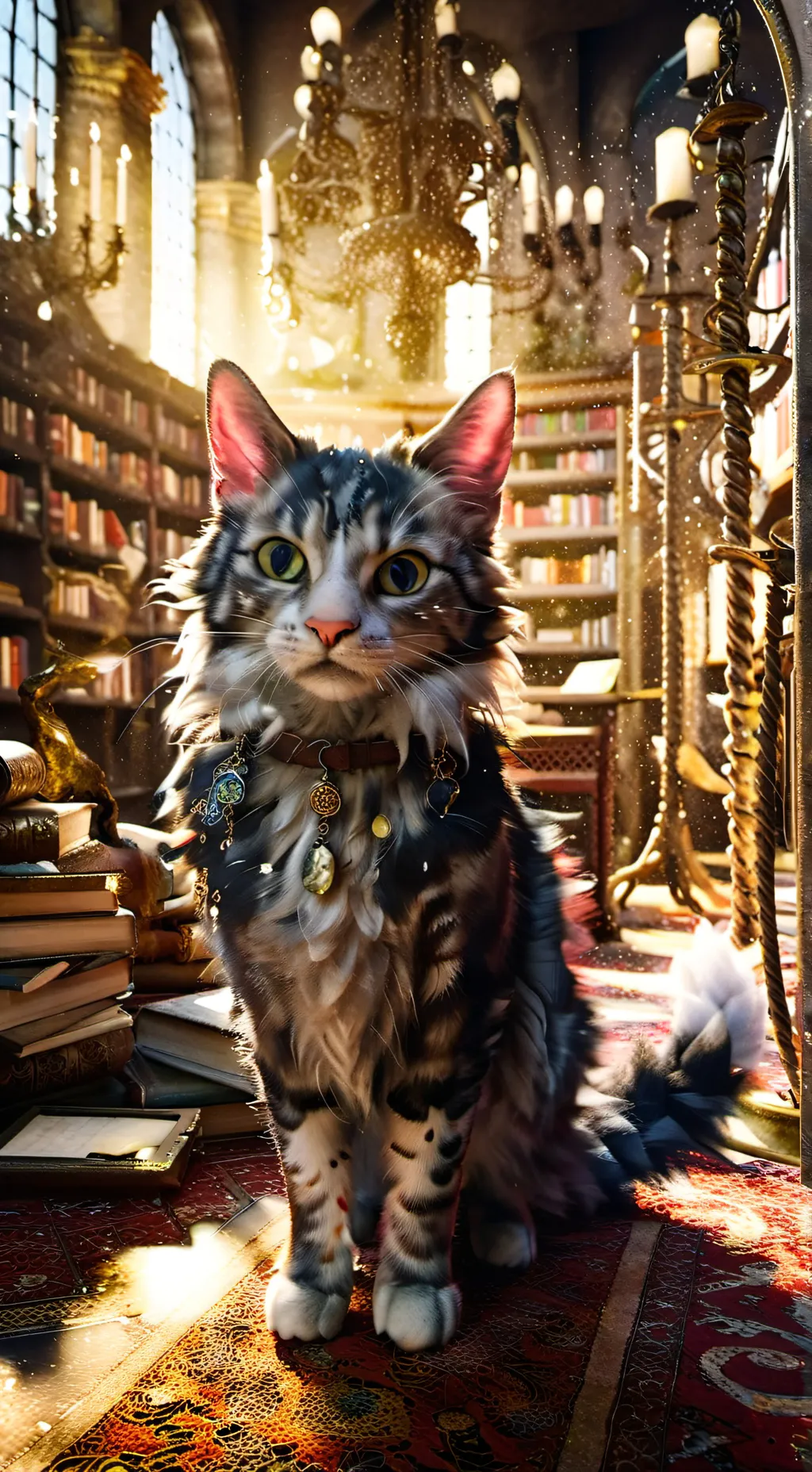 ai character: The group chat cat background