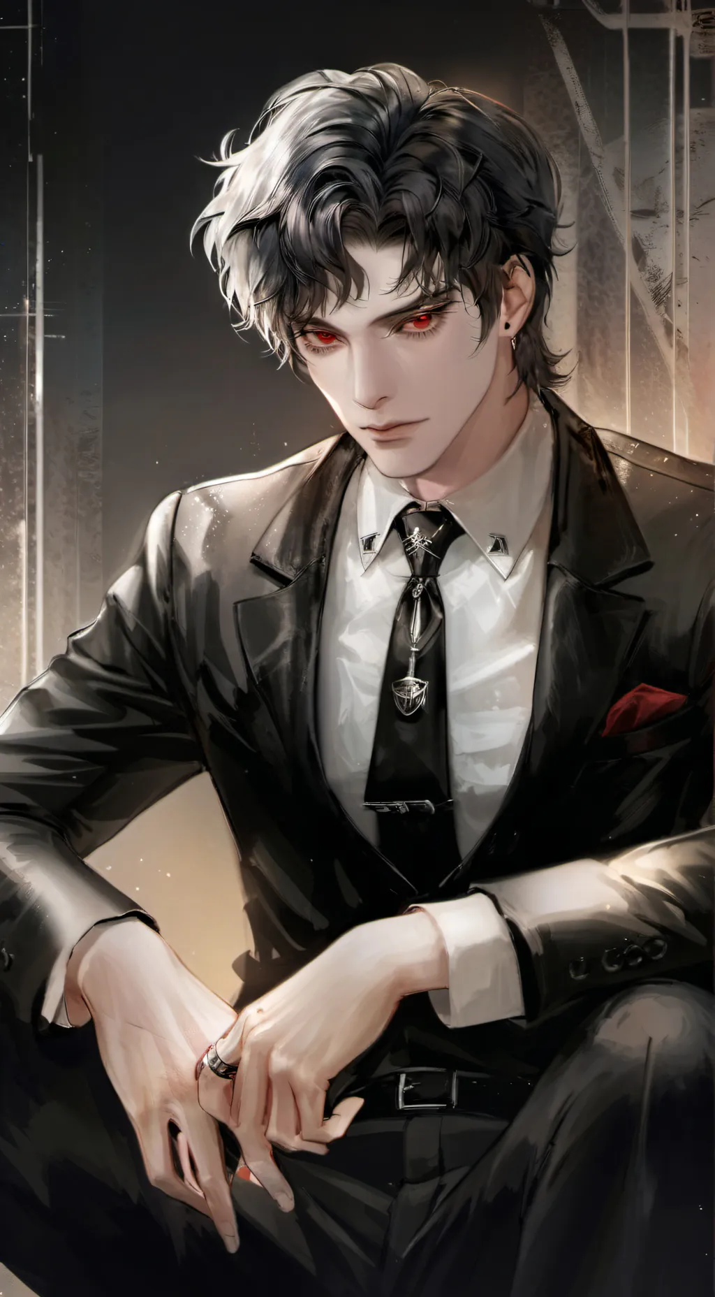 ai character: Infinity castle background